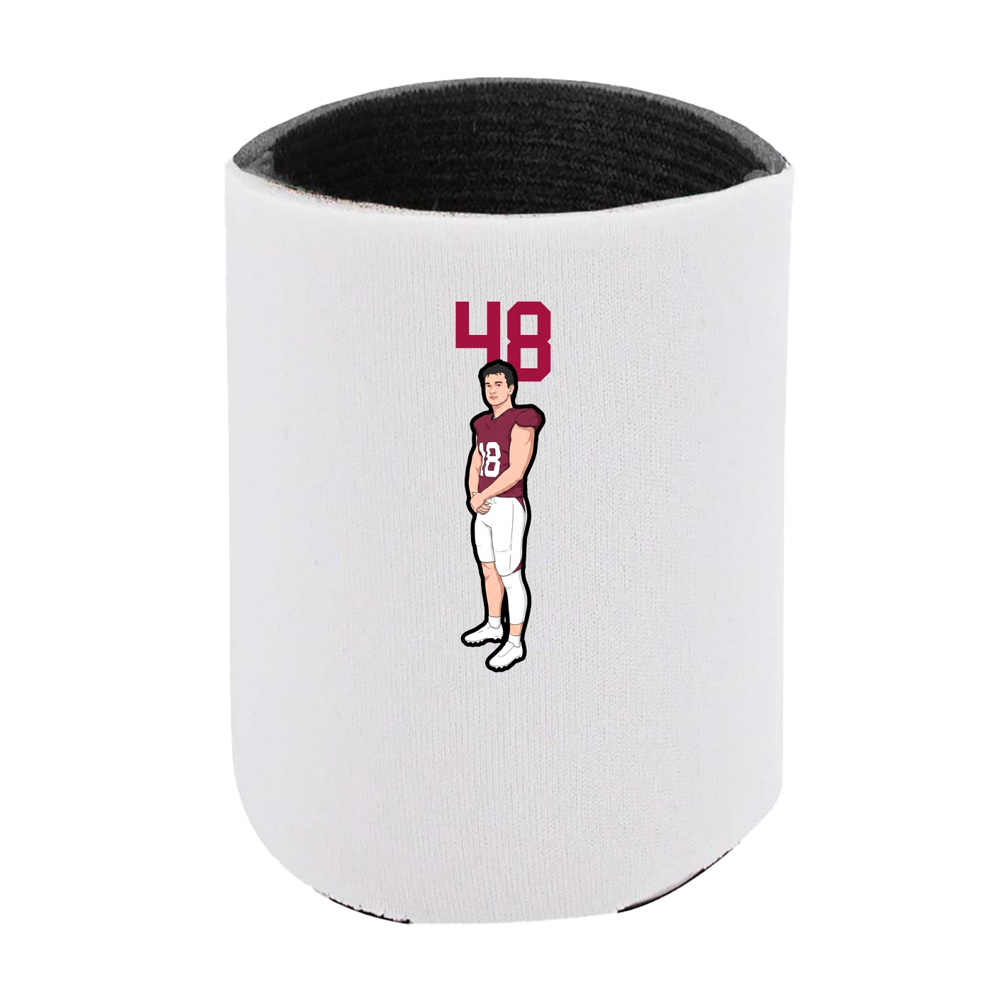 Can Holder — Number Top in White