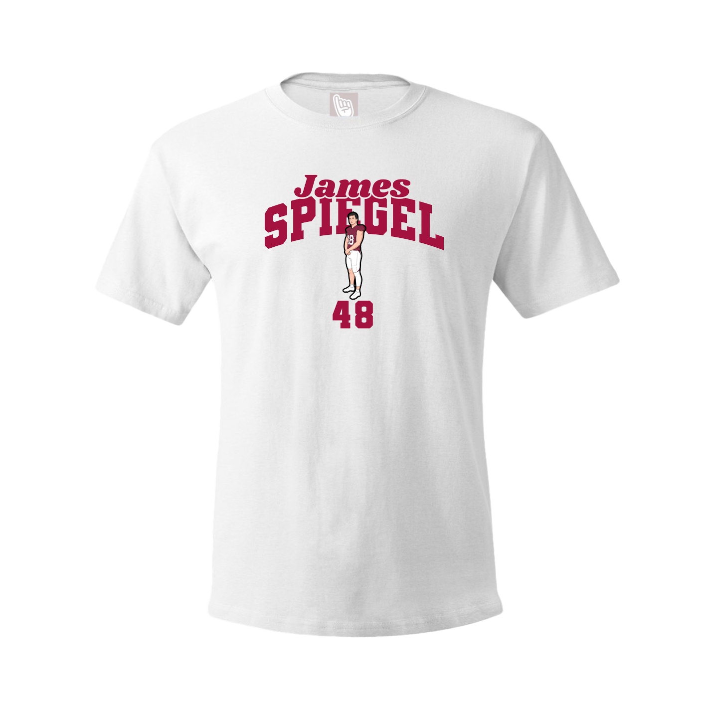 Youth Tee — Signature Arch in White