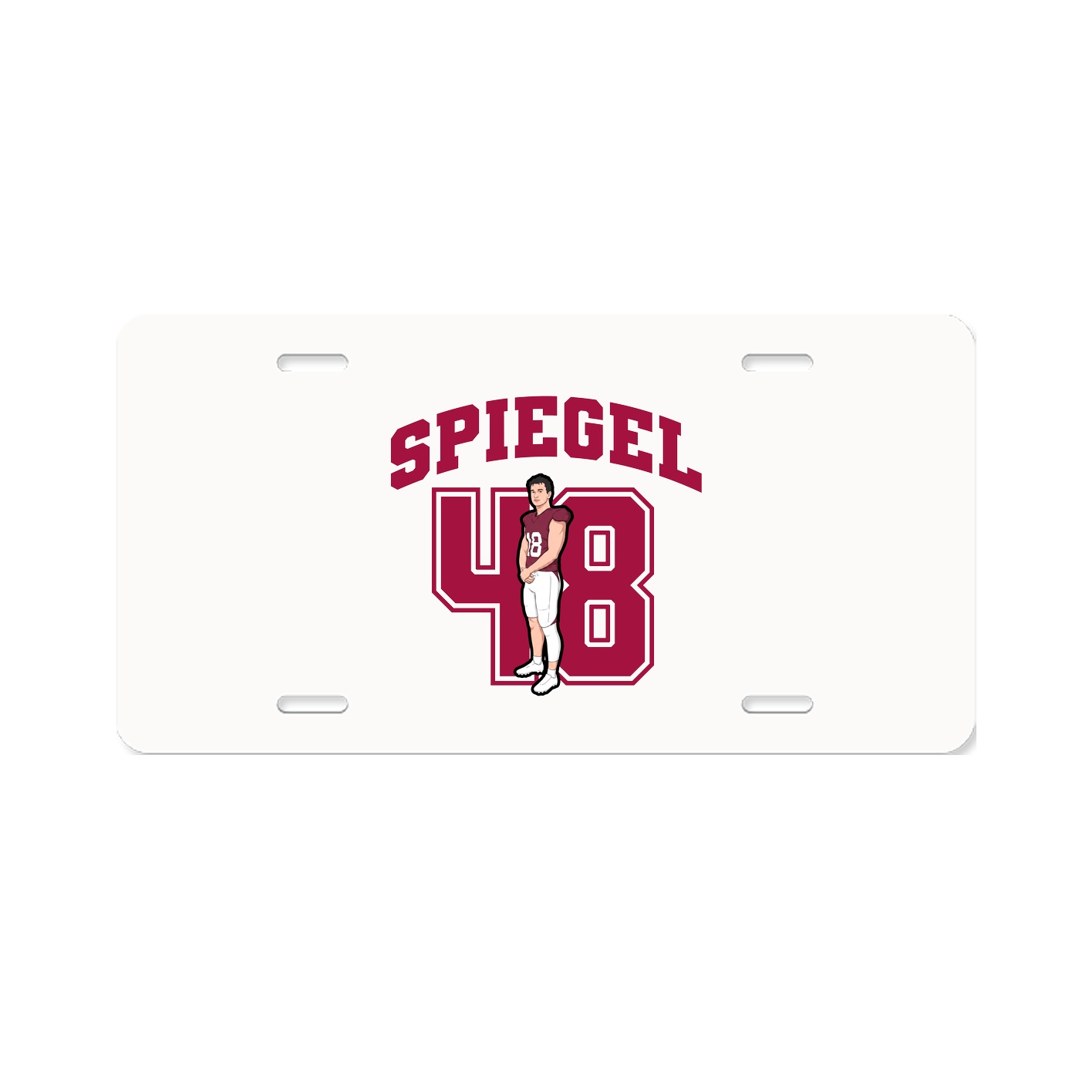 License Plate — Number in Classic