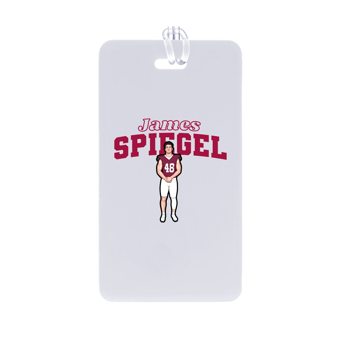 Bag Tag — Name Arch in Classic