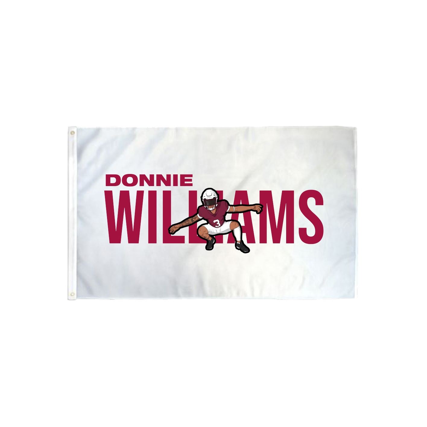 3x5 Flag — Player Name in Classic