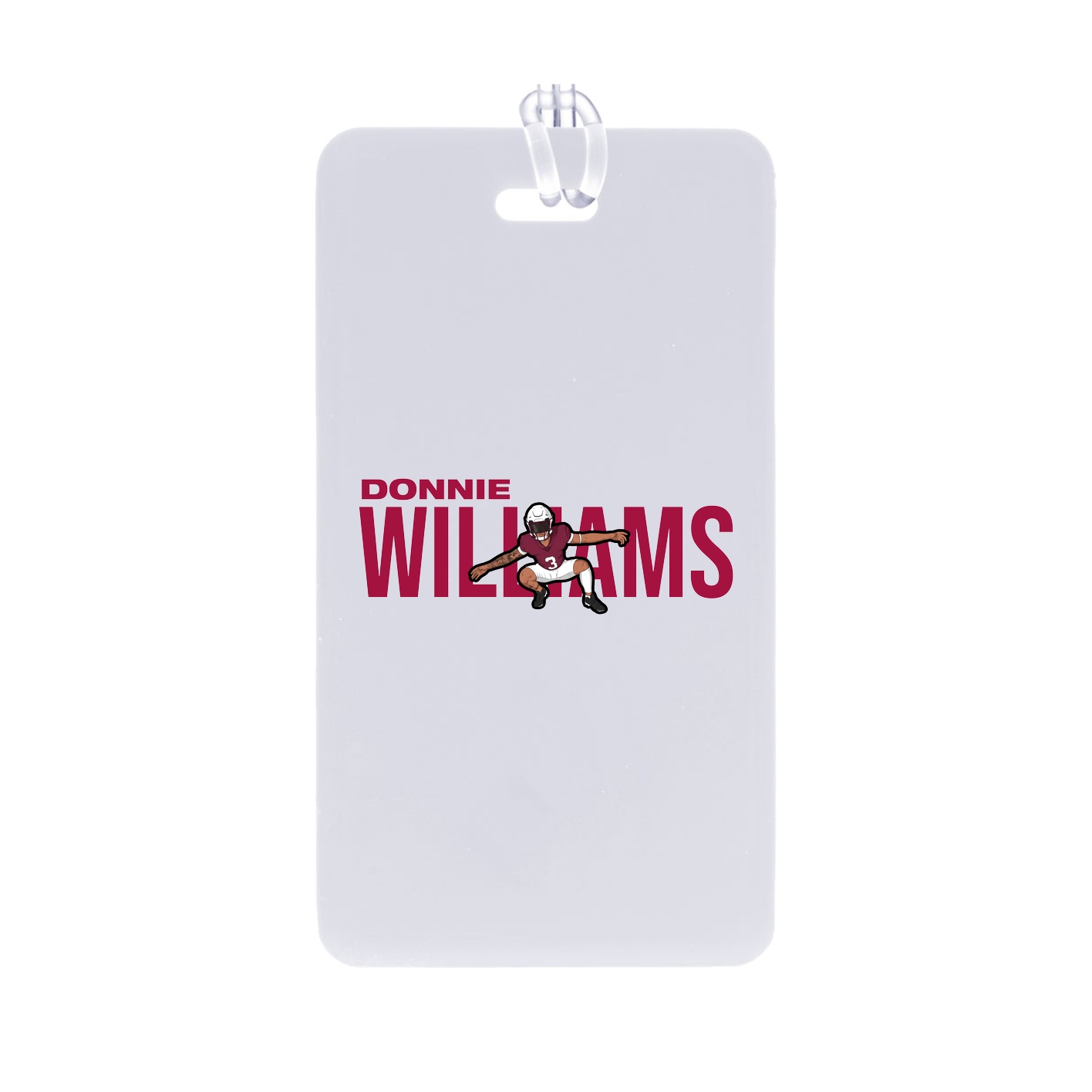 Bag Tag — Player Name in Classic