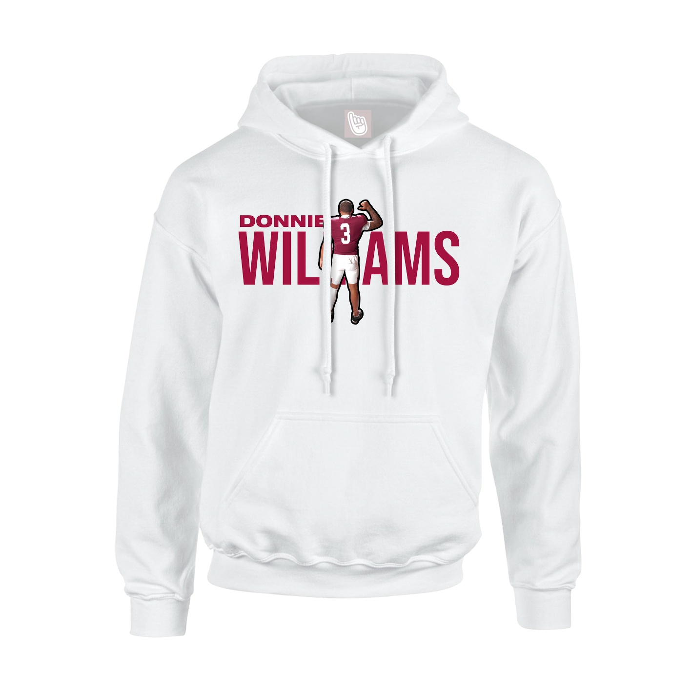 Hoodie — Player Name in White