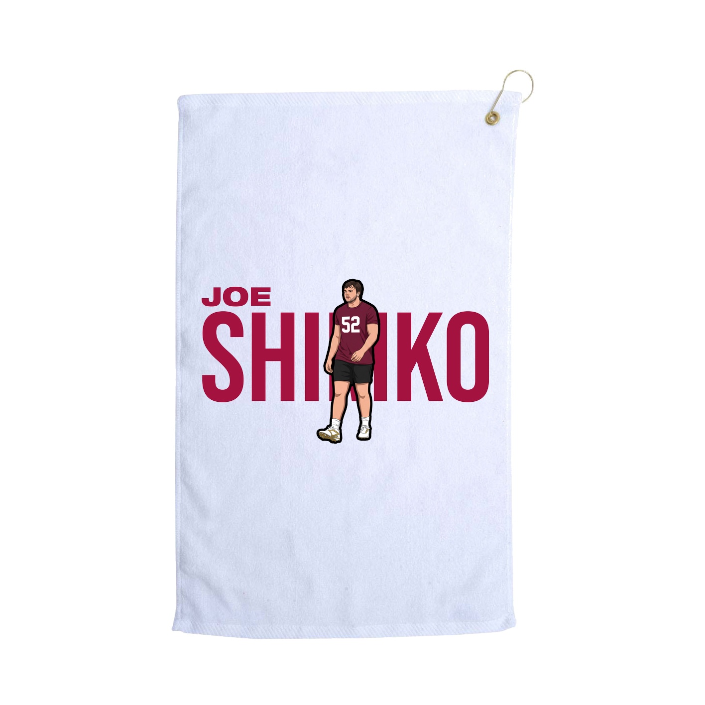 Golf Towel — Player Name in White