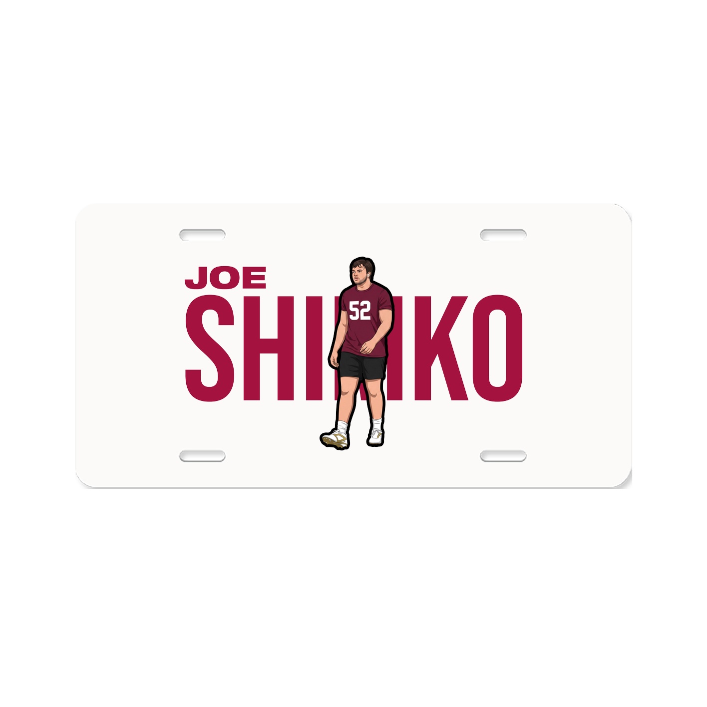 License Plate — Player Name in Classic