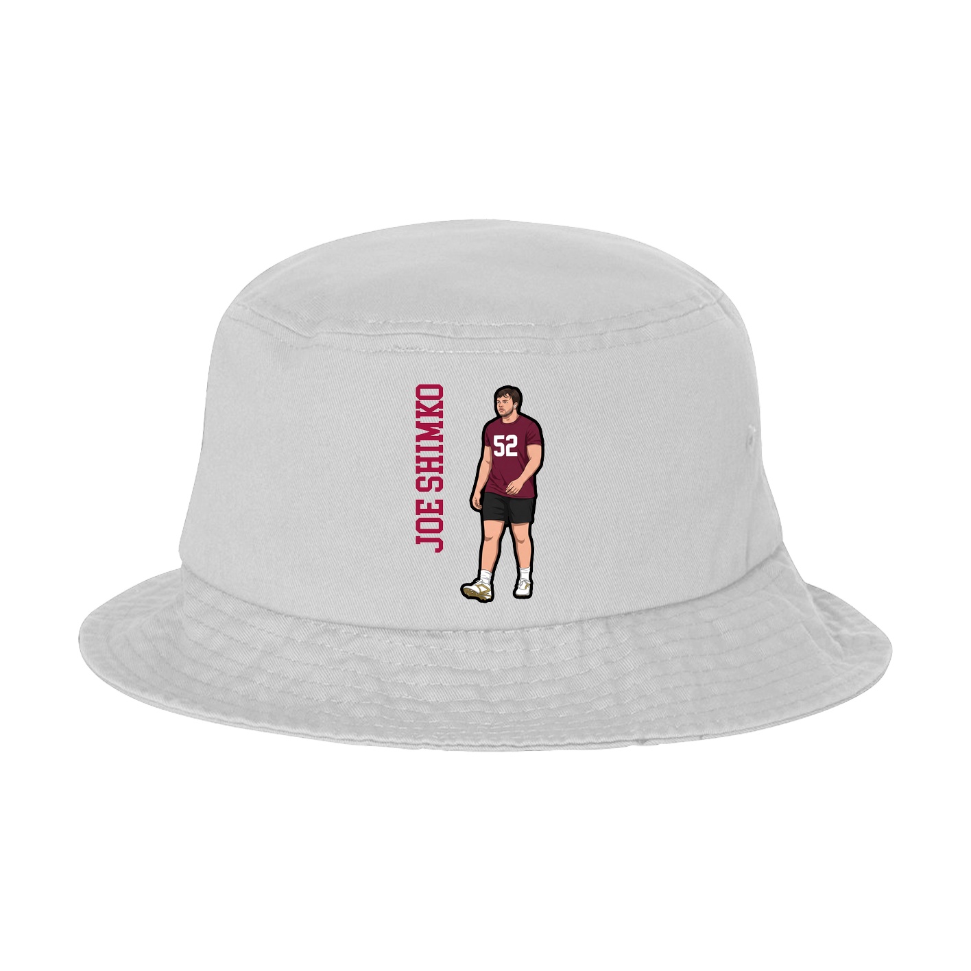 Bucket Cap — Name Vertical in White