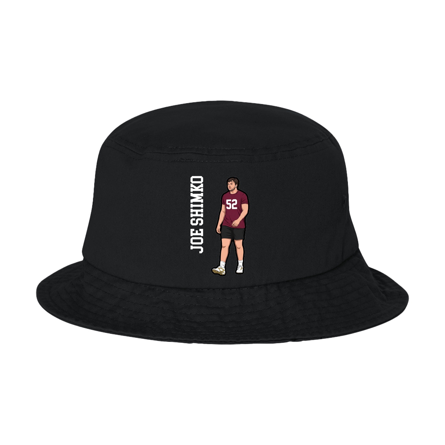 Bucket Cap — Name Vertical in Black