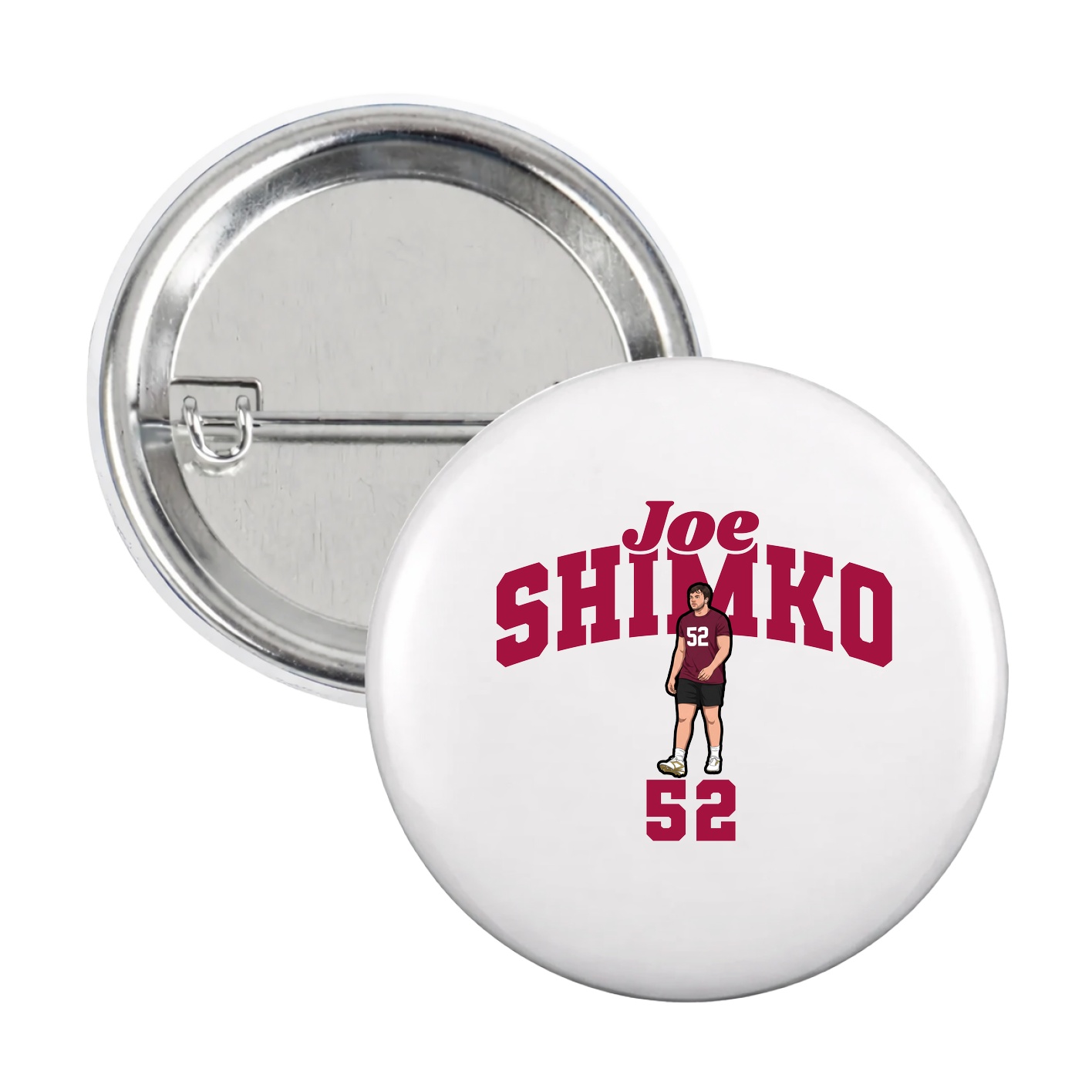 Game Day Button — Signature Arch in White