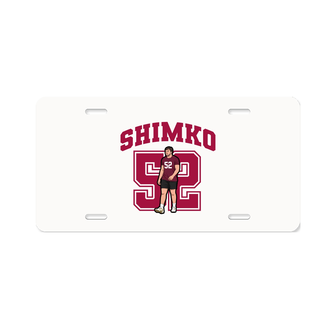 License Plate — Number in Classic