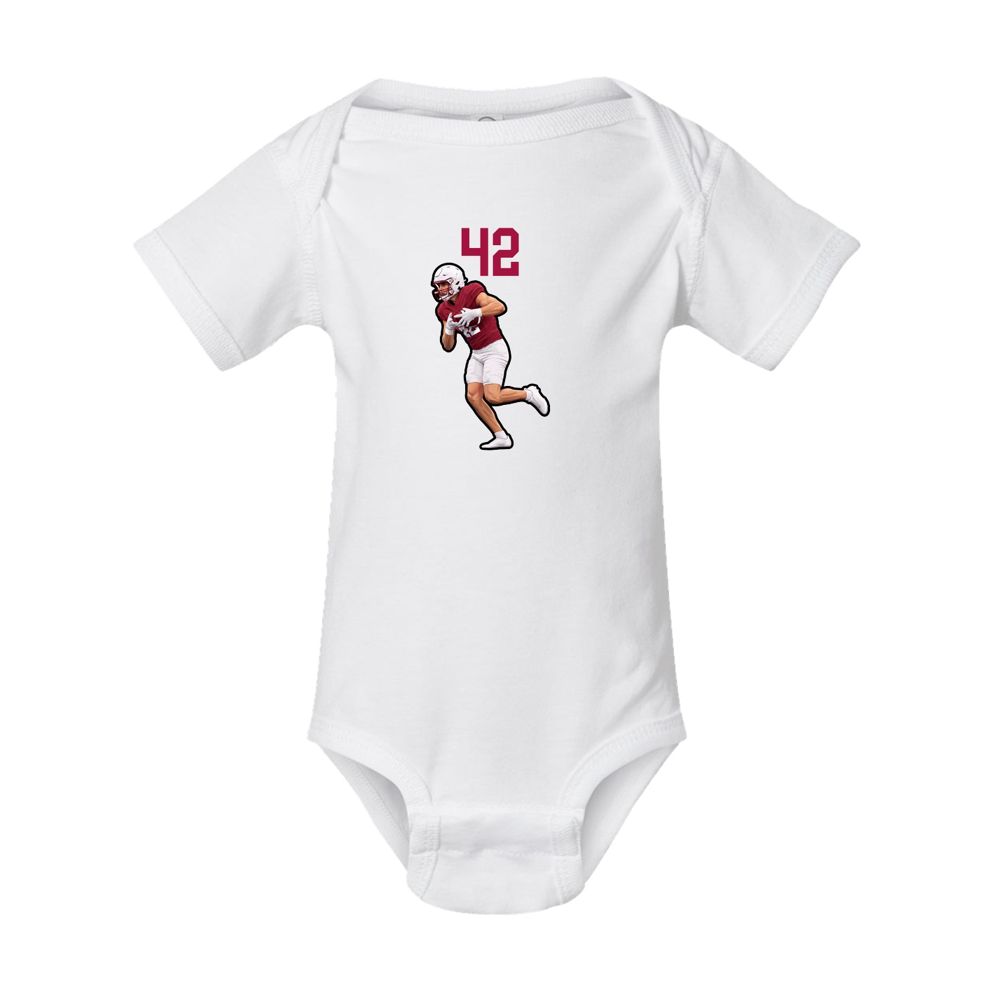 Baby Onesie — Number Top in White