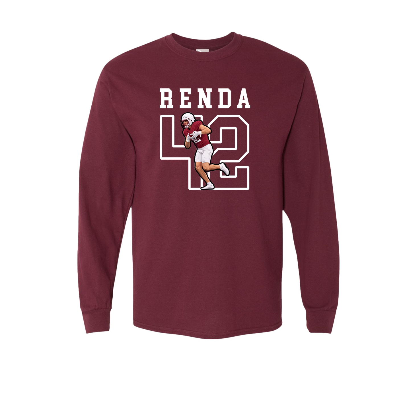 Long Sleeve Tee — Shirsey in Maroon