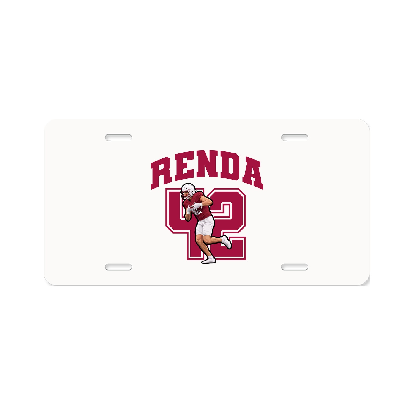 License Plate — Number in Classic