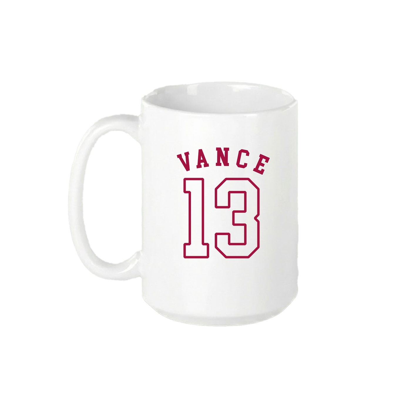 15oz Coffee Mug — Shirsey Arch in White
