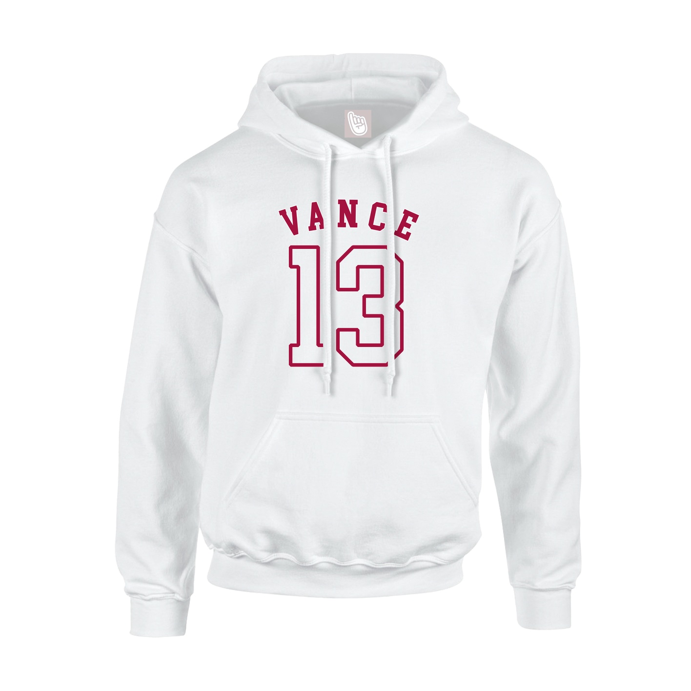 Hoodie — Shirsey Arch in White