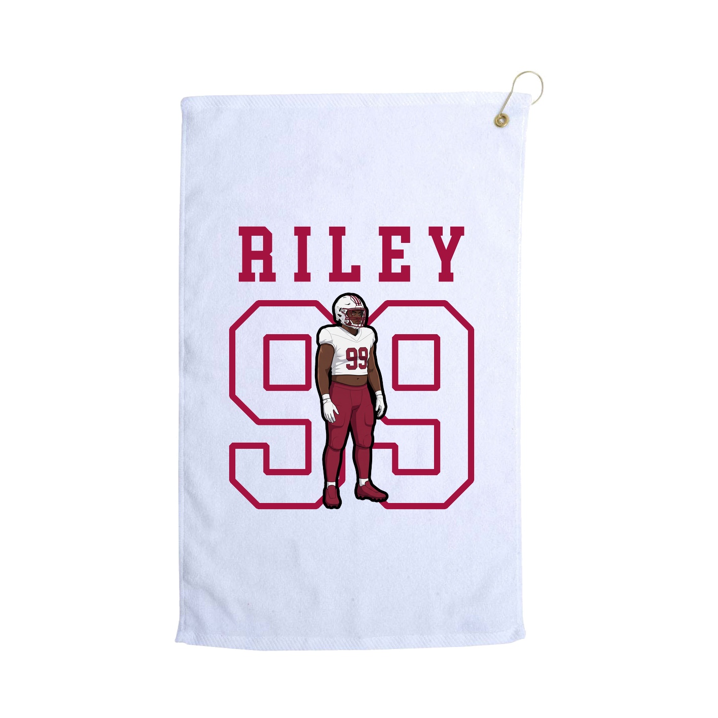 Golf Towel — Shirsey in White