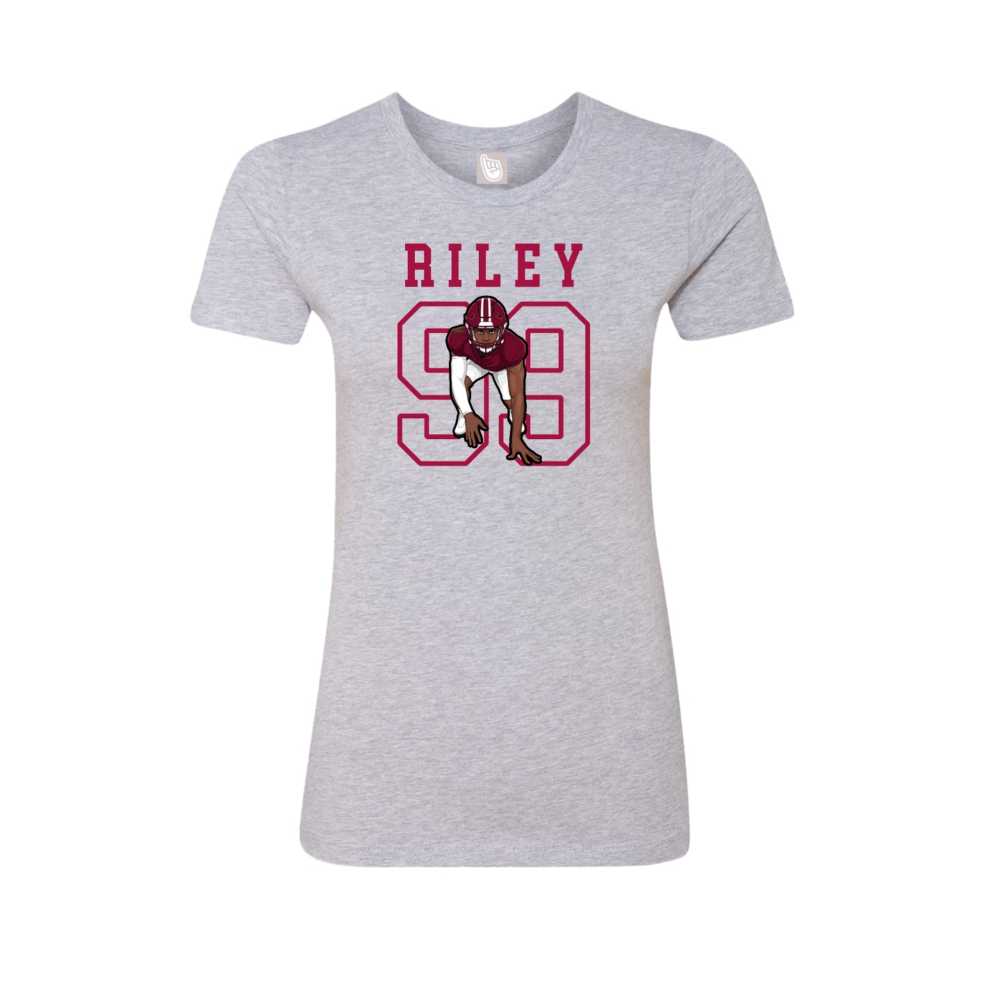 Fitted Women's Tee — Shirsey in Grey