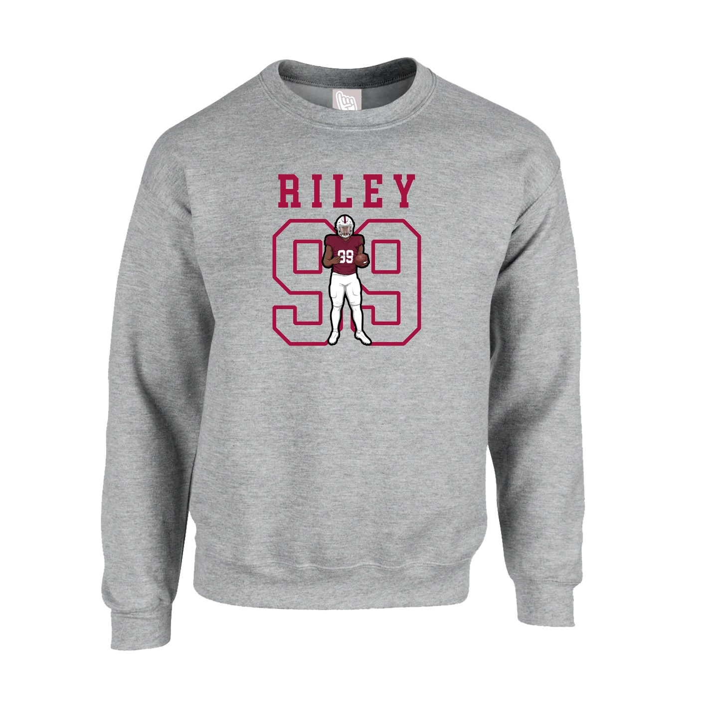 Fleece Crew — Shirsey in Grey