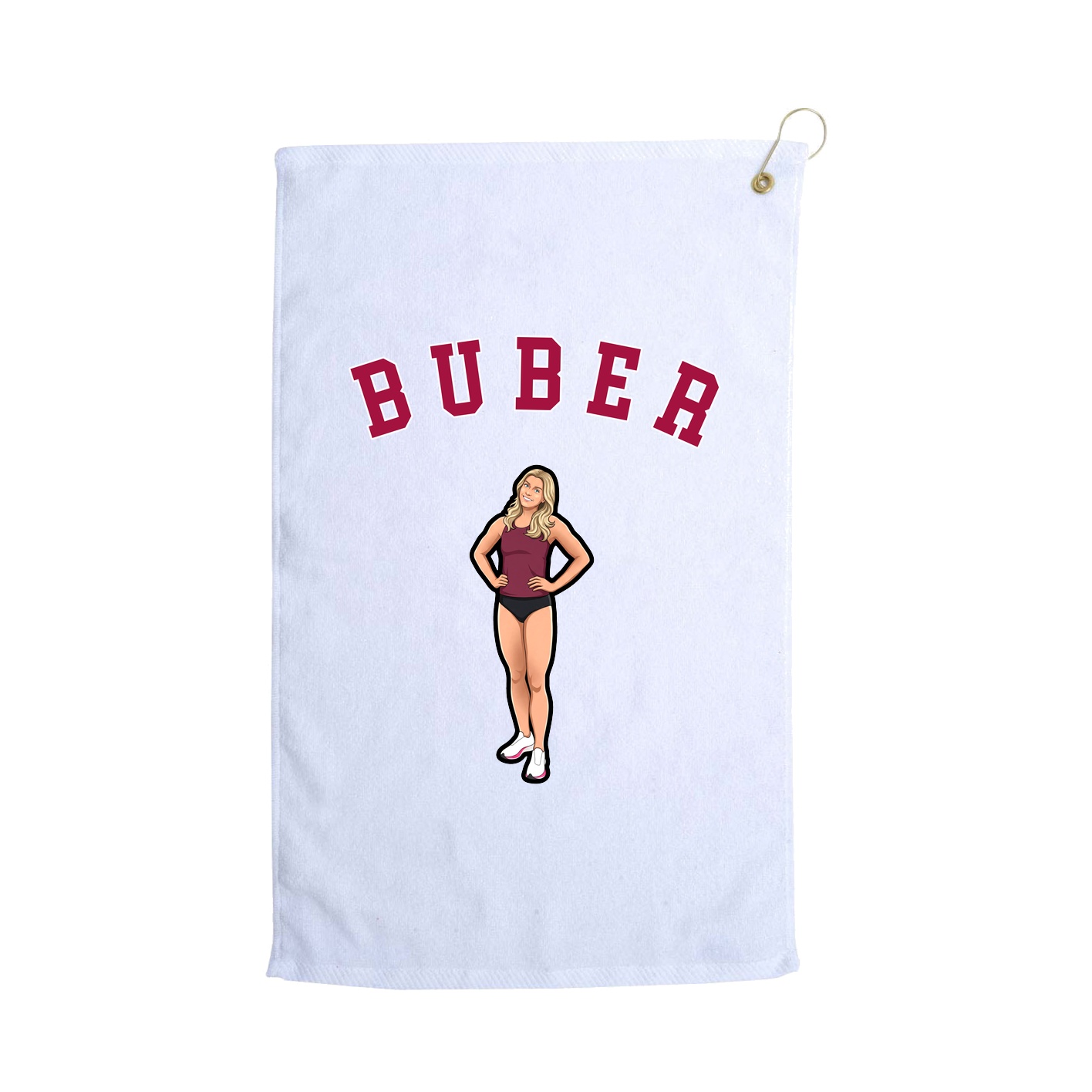 Golf Towel — Shirsey Arch in White
