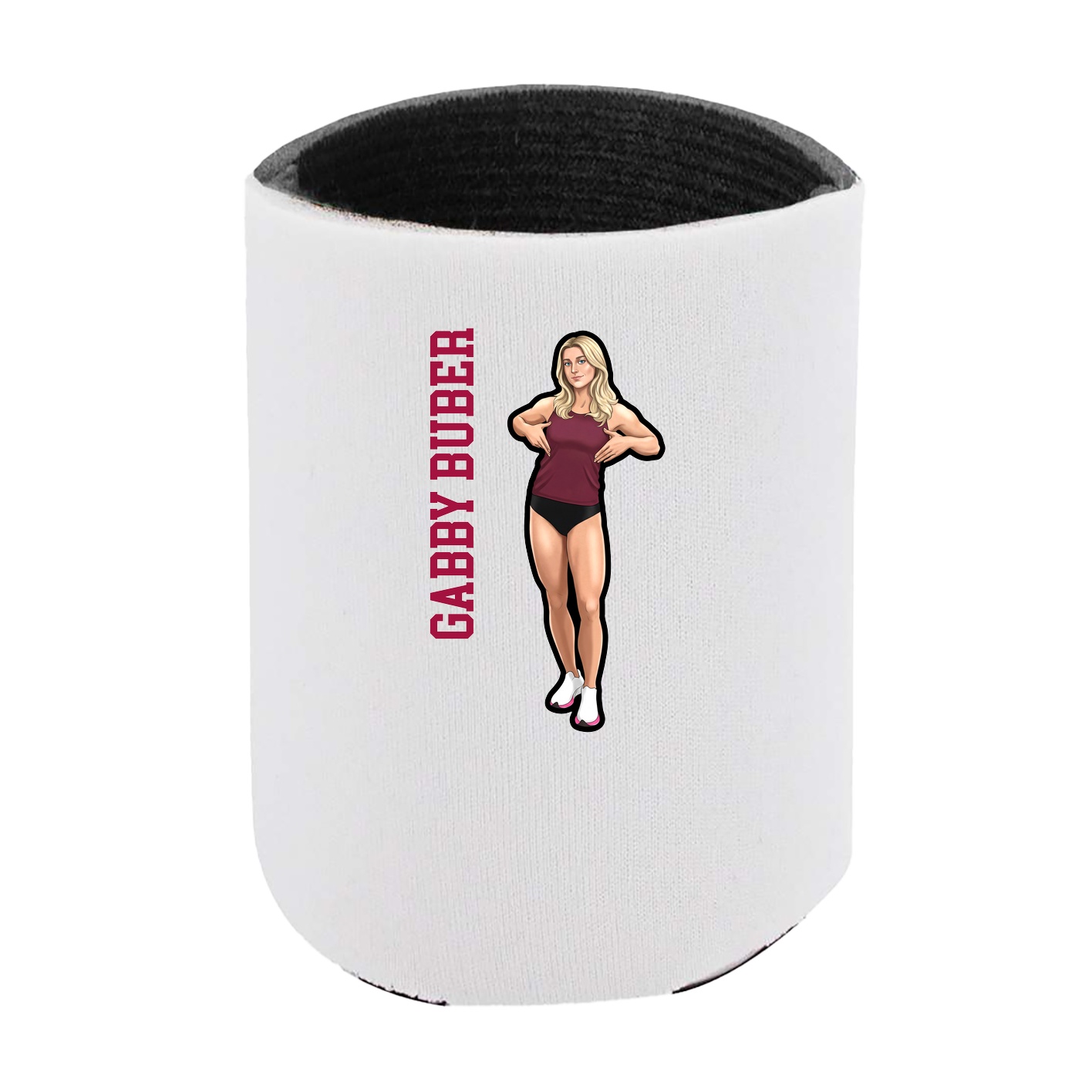 Can Holder — Name Vertical in White