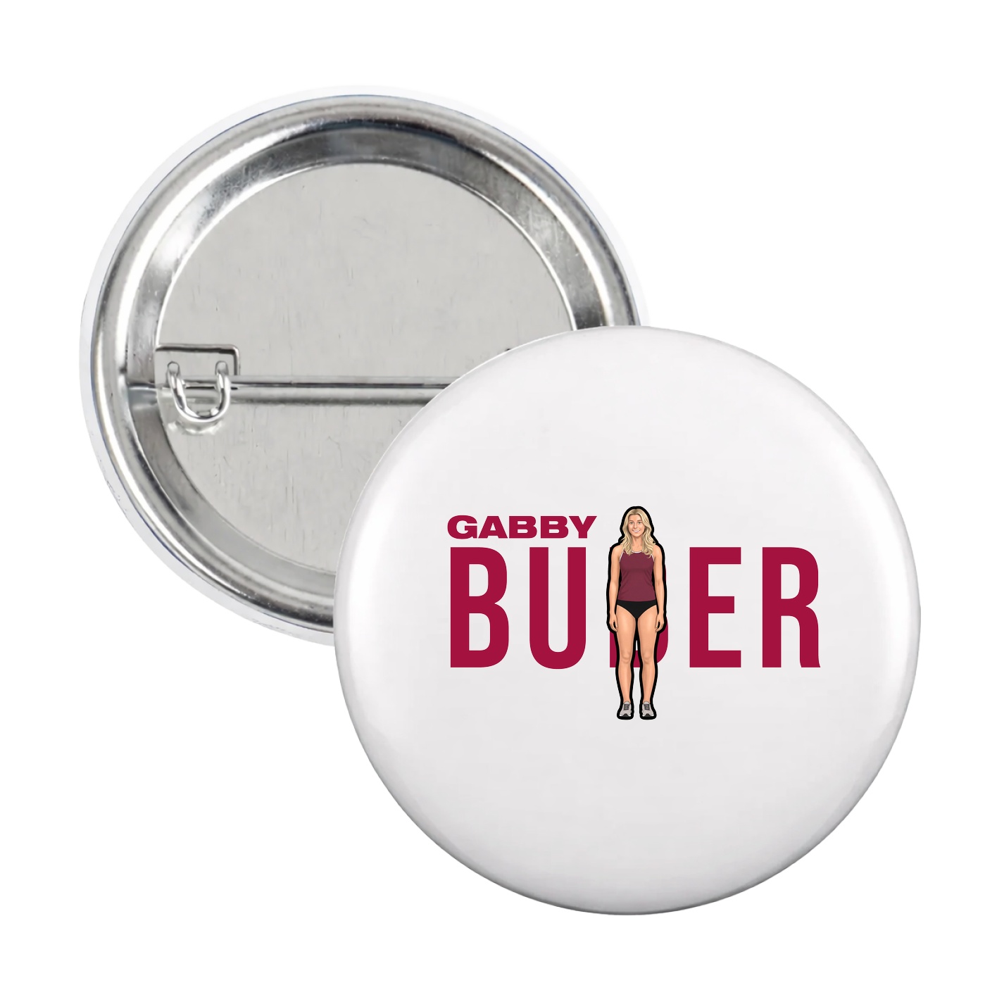 Game Day Button — Player Name in White