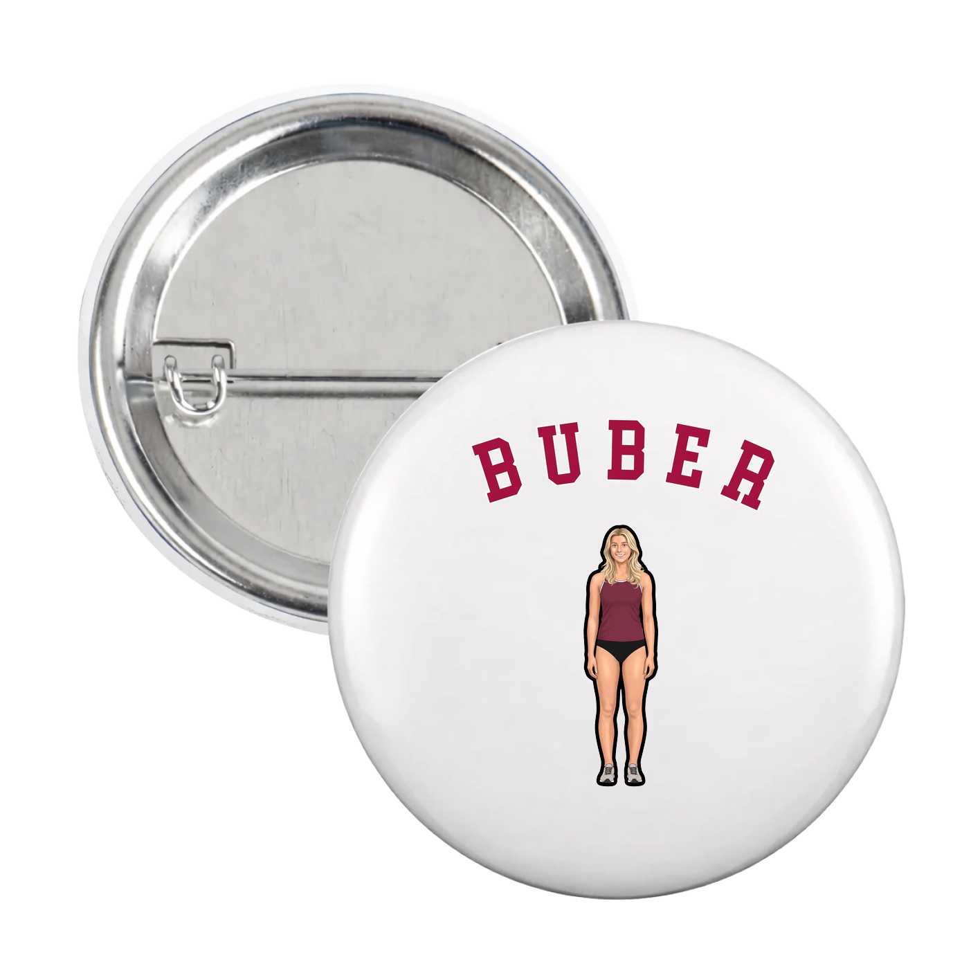 Game Day Button — Shirsey Arch in White
