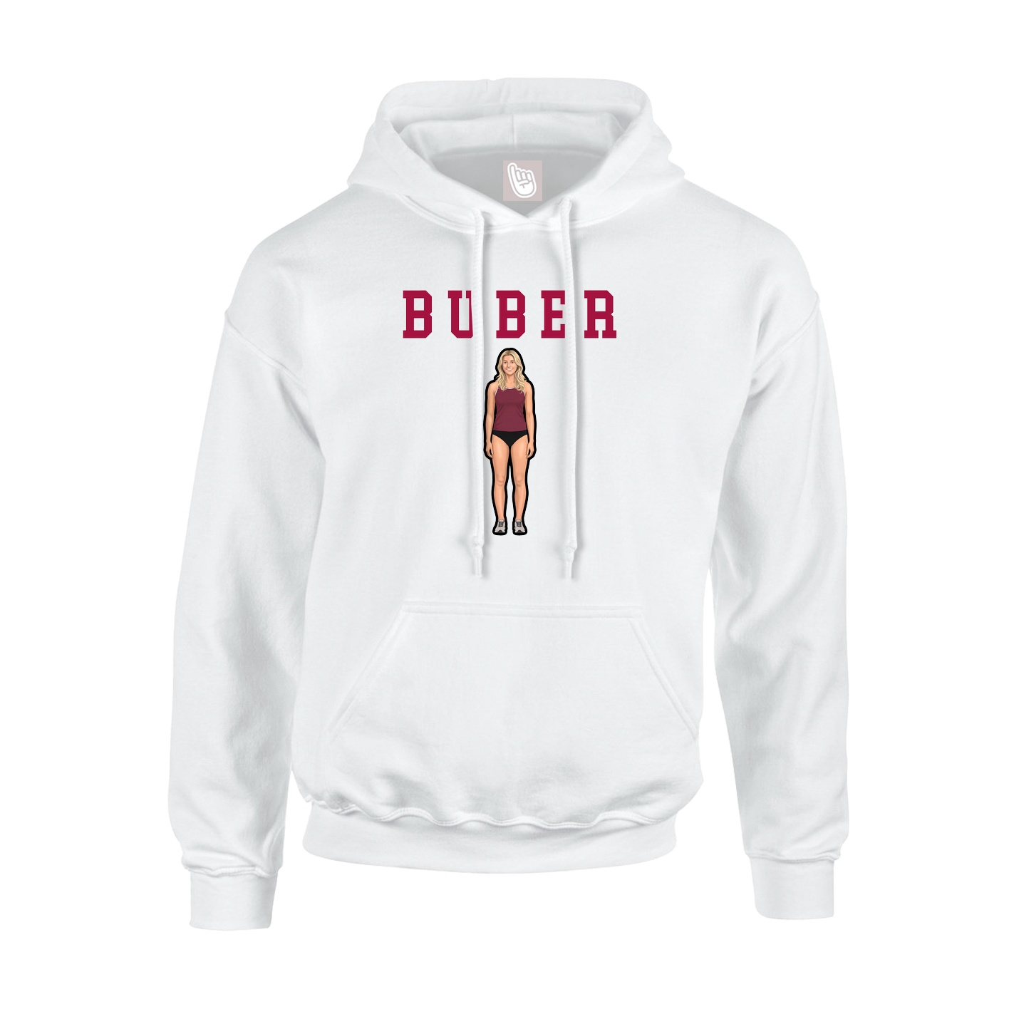 Hoodie — Shirsey in White