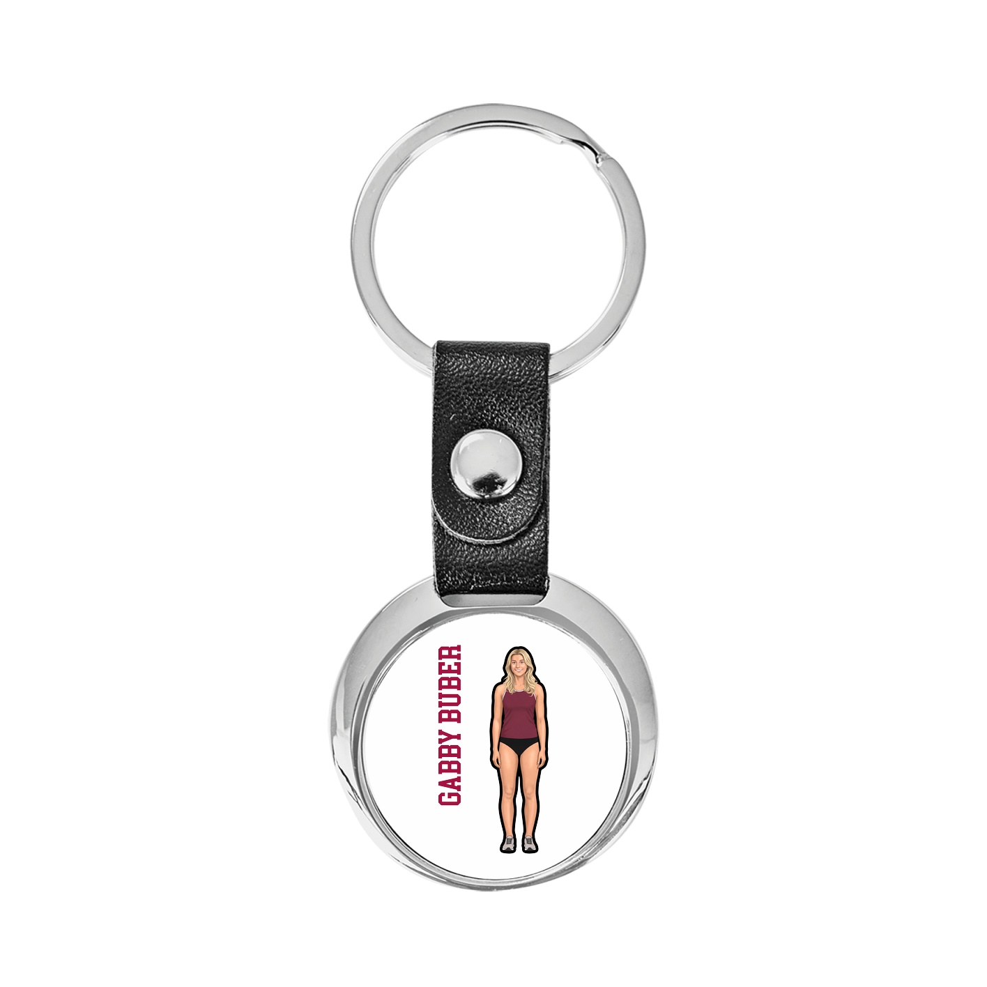 Key Chain — Name Vertical in Classic