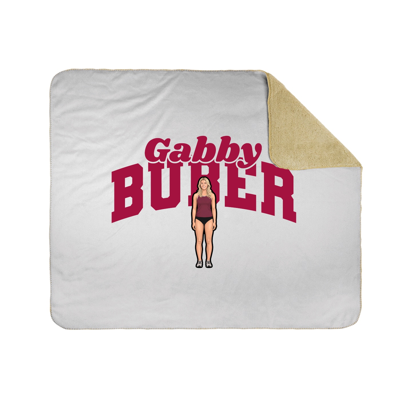 Throw Blanket — Signature Arch in White