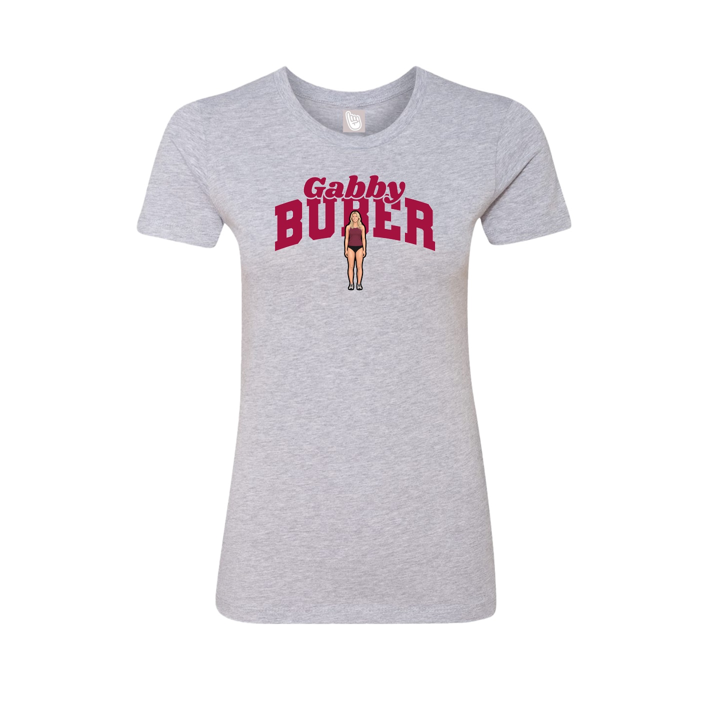 Womens Tee — Signature Arch in Grey