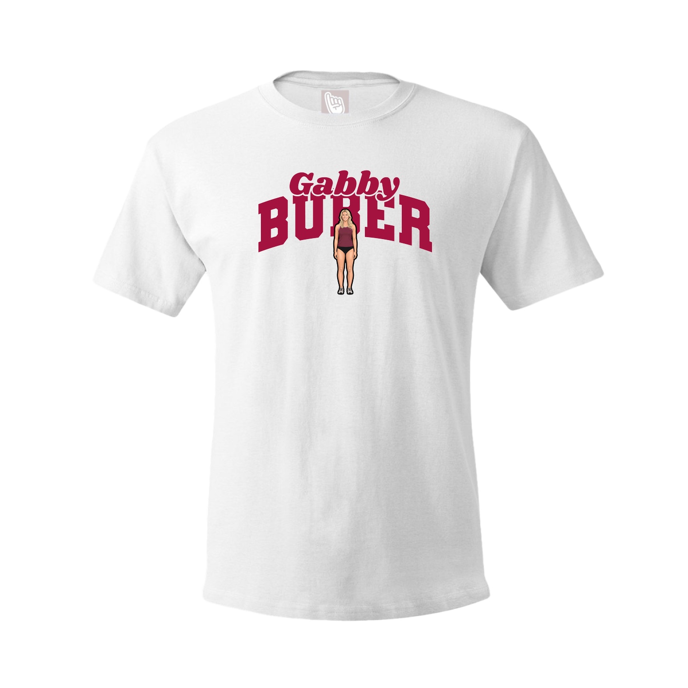 Youth Tee — Signature Arch in White