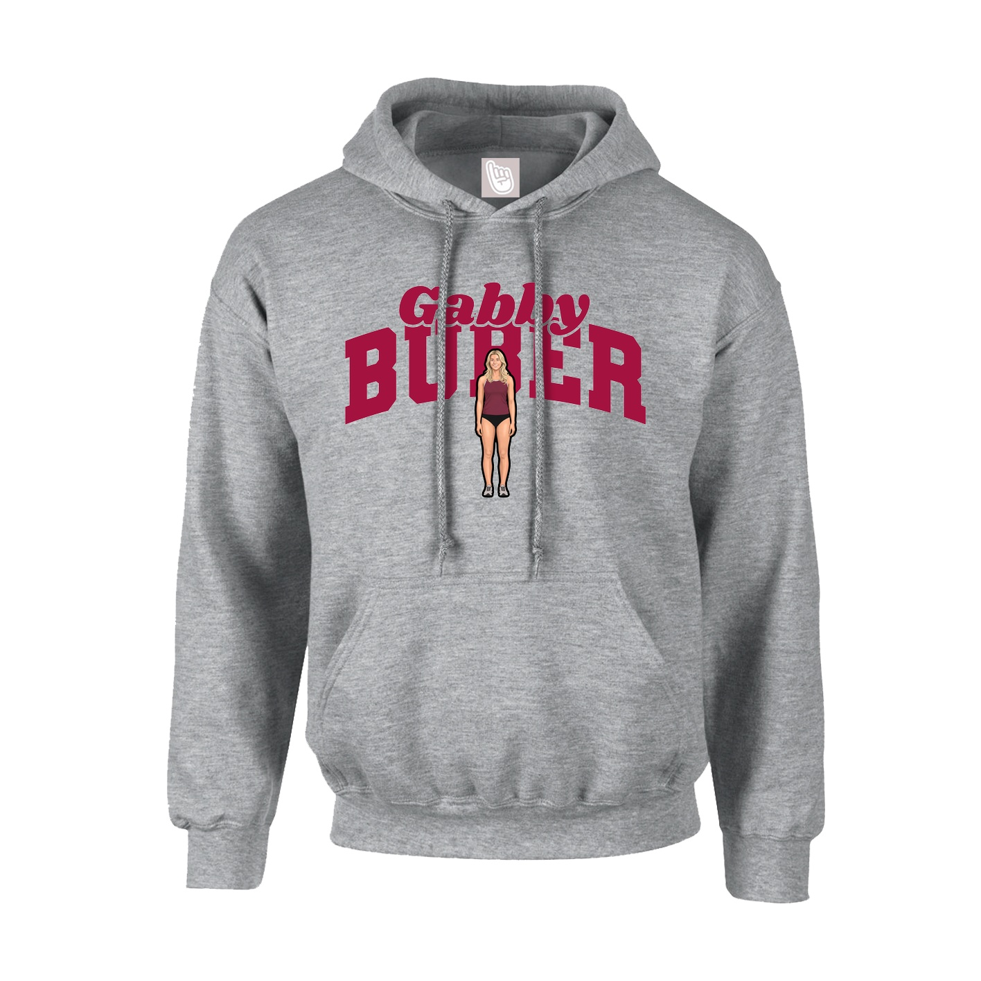 Hoodie — Signature Arch in Grey