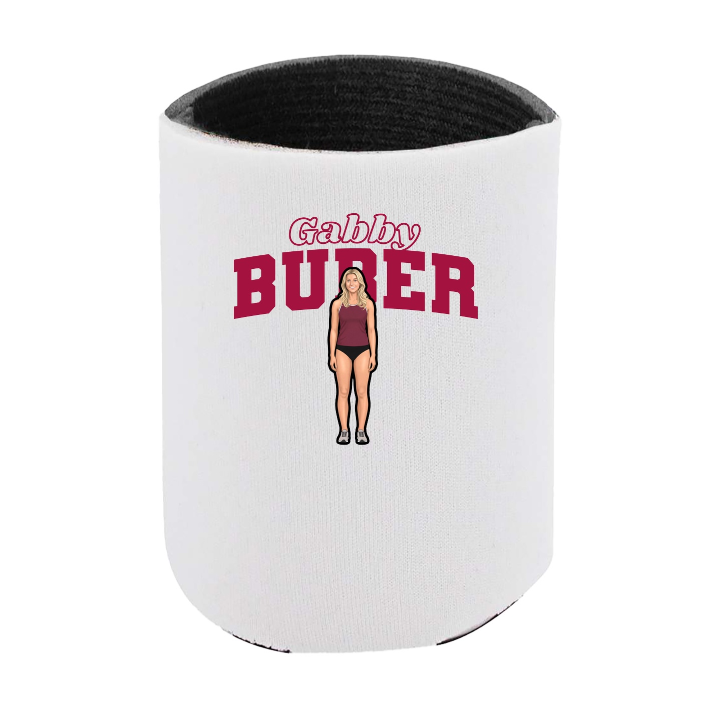 Can Holder — Name Arch in White