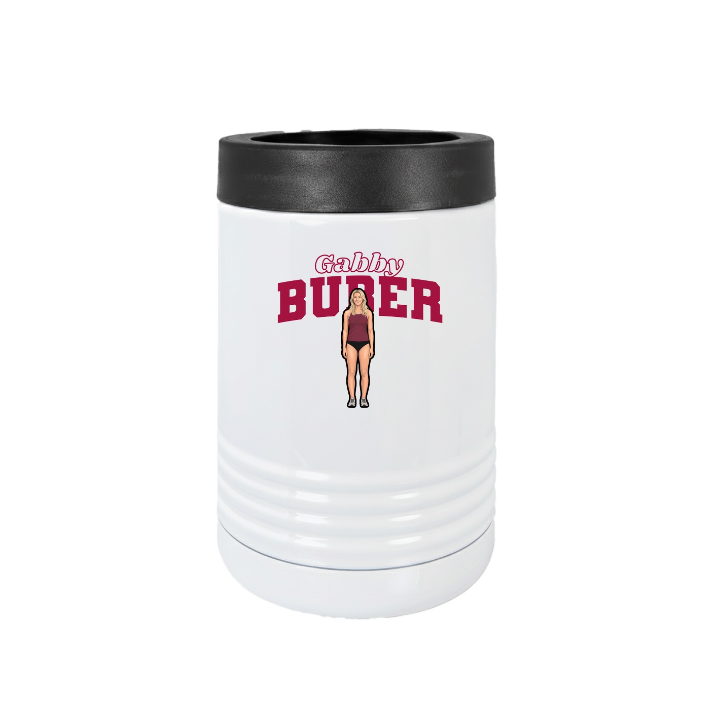 Beverage Holder — Name Arch in White