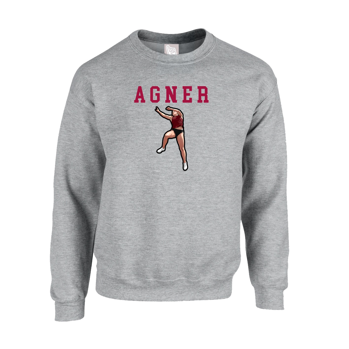 Fleece Crew — Shirsey in Grey