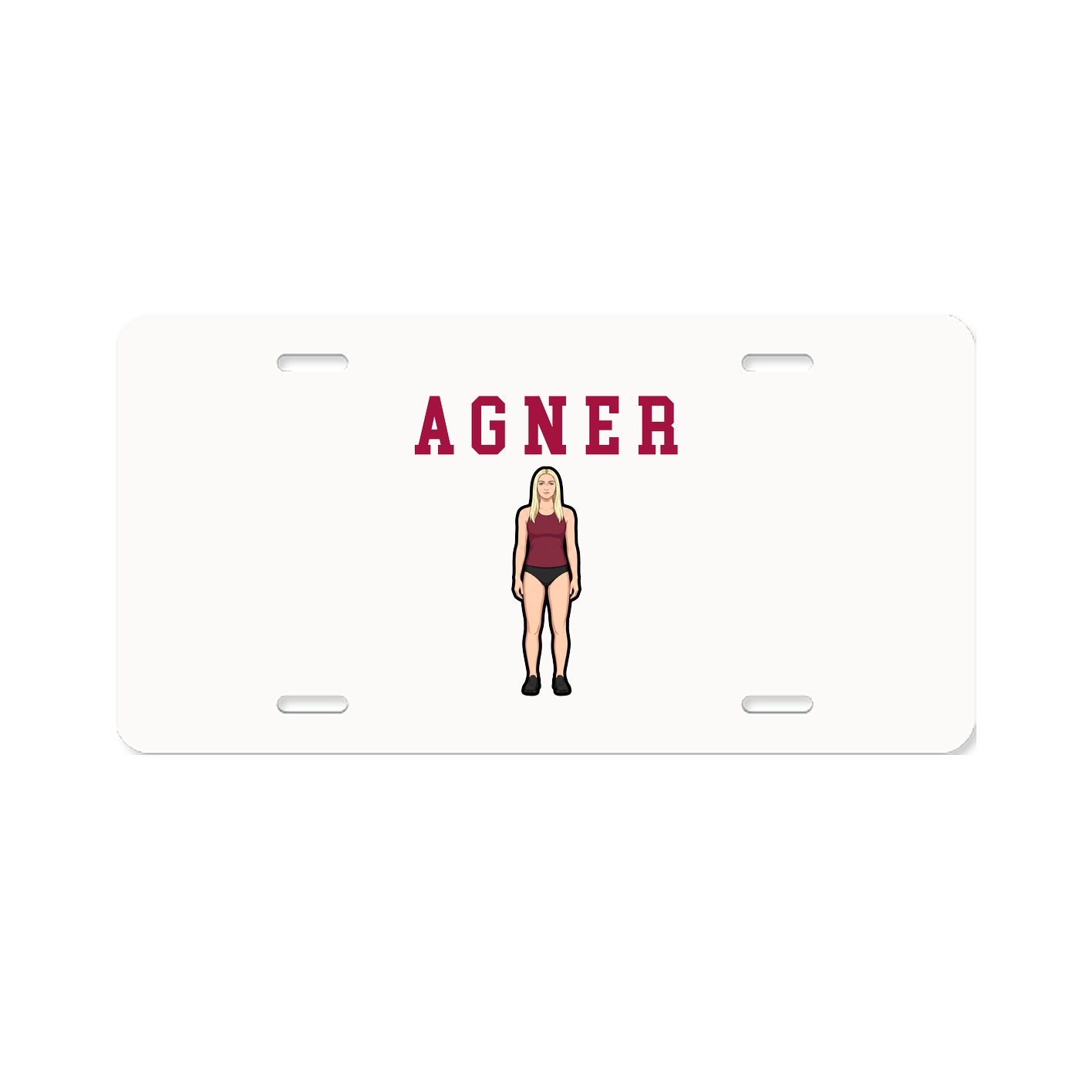 License Plate — Shirsey in Classic