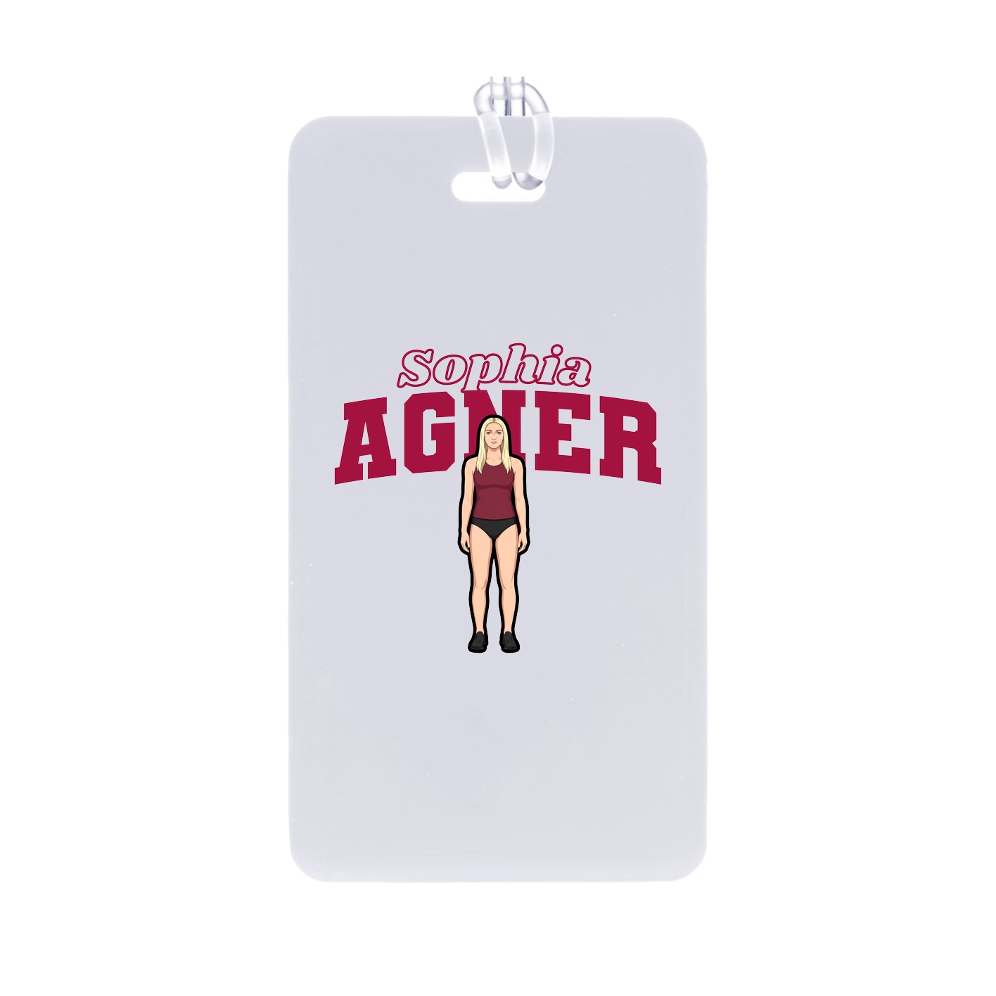 Bag Tag — Name Arch in Classic