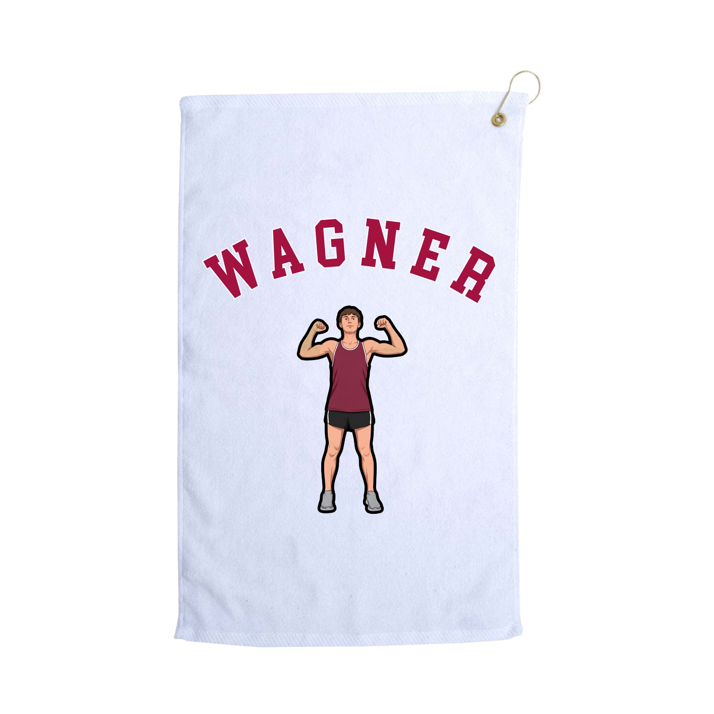 Golf Towel — Shirsey Arch in White