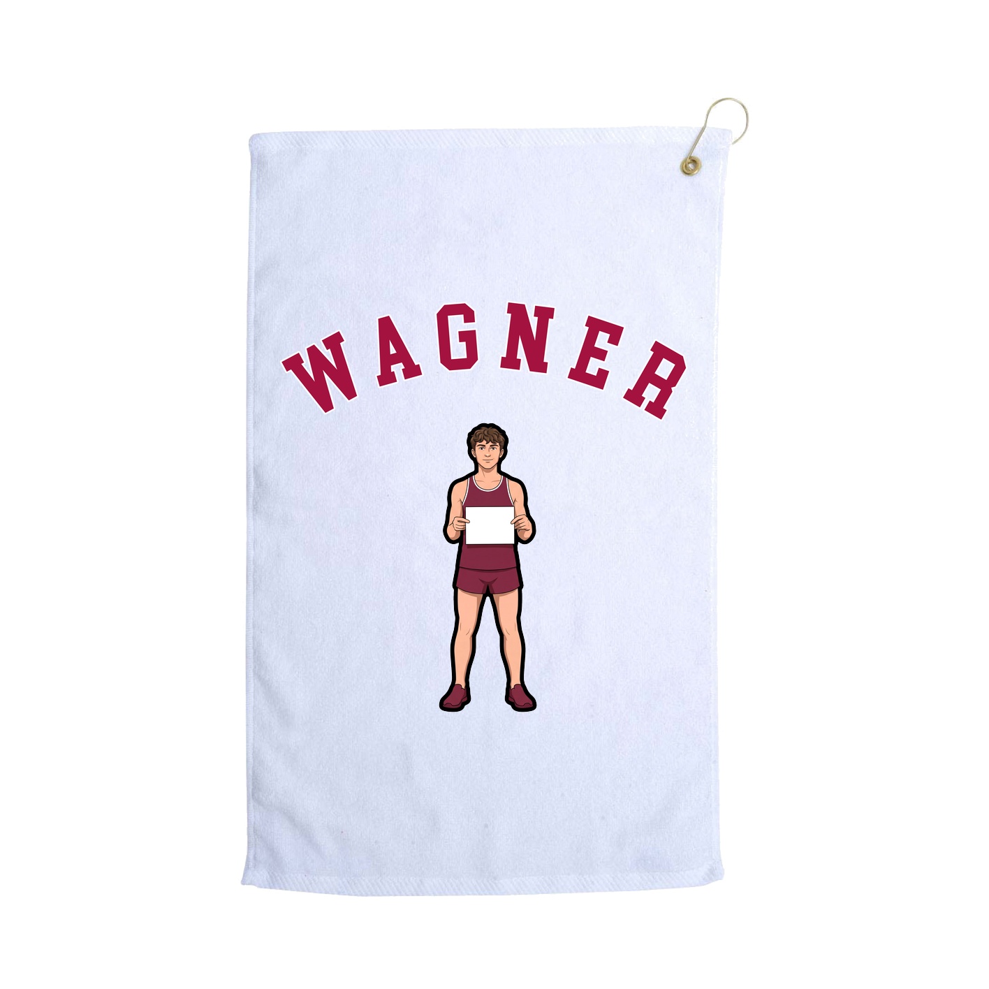 Golf Towel — Shirsey Arch in White