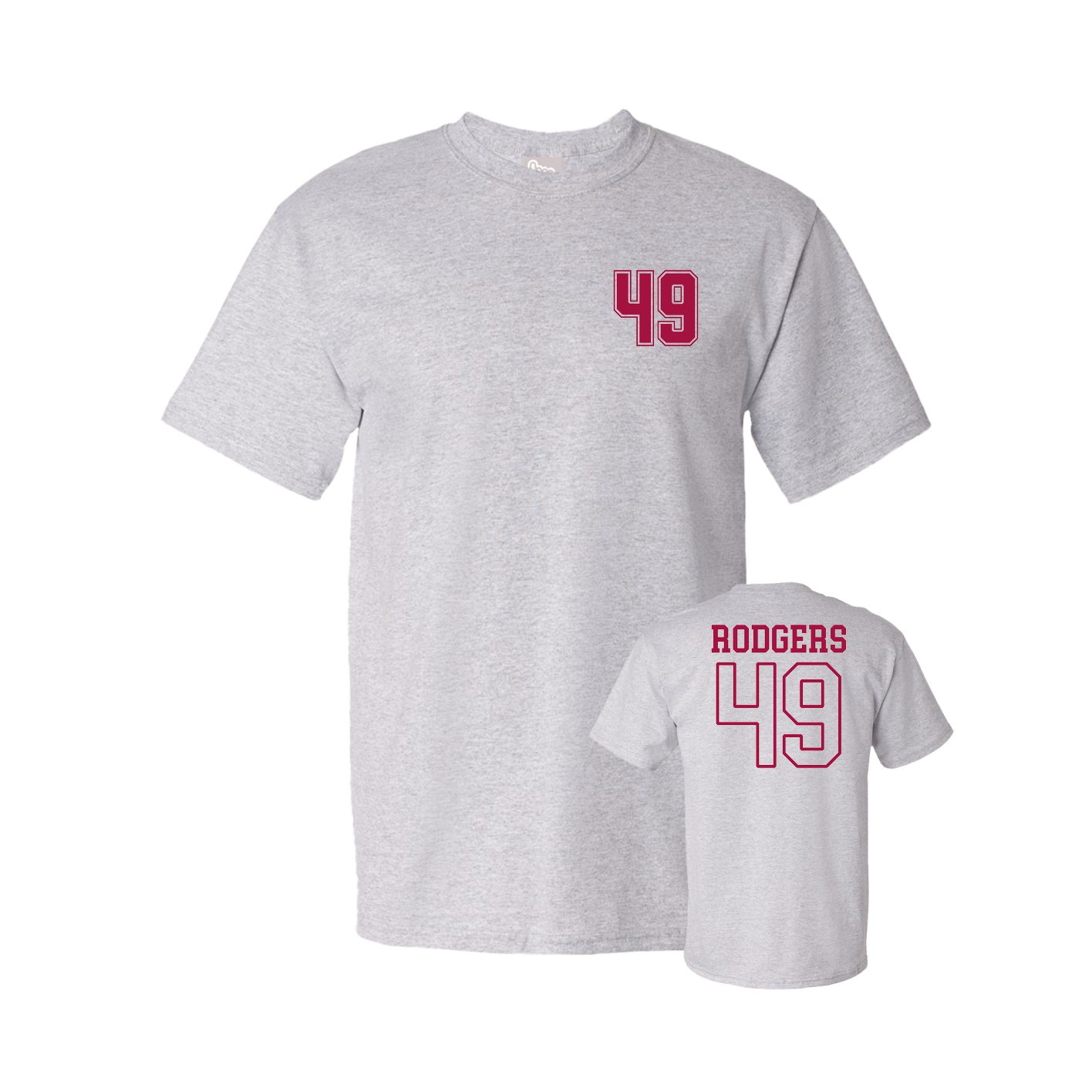 Tee — Chest Back in Grey
