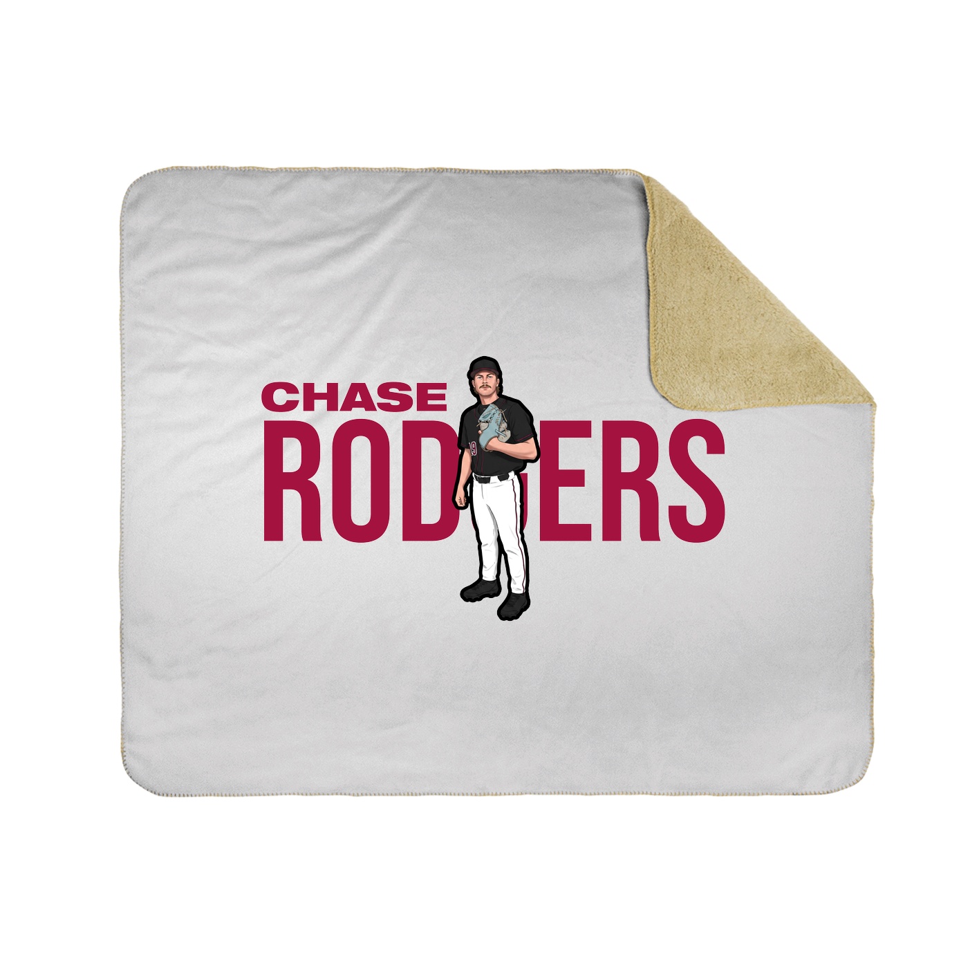 Throw Blanket — Player Name in White