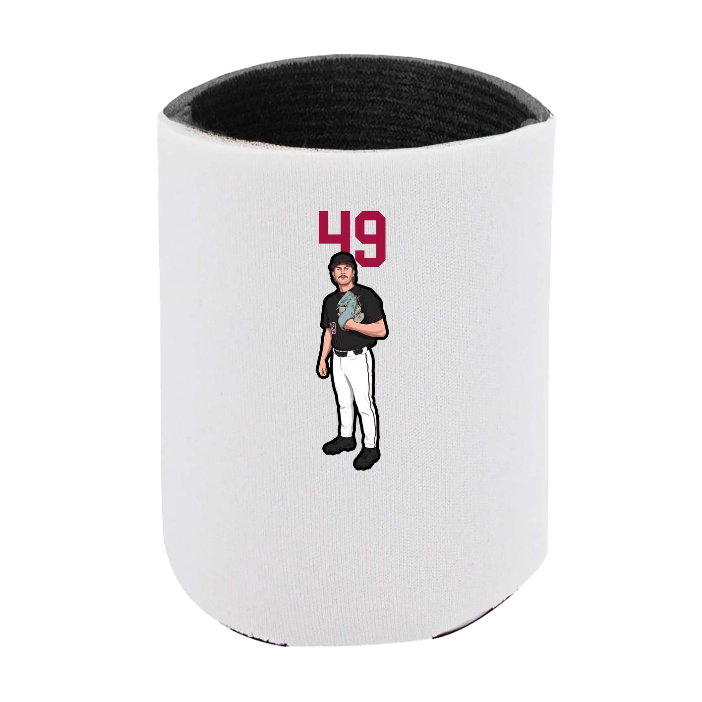 Can Holder — Number Top in White