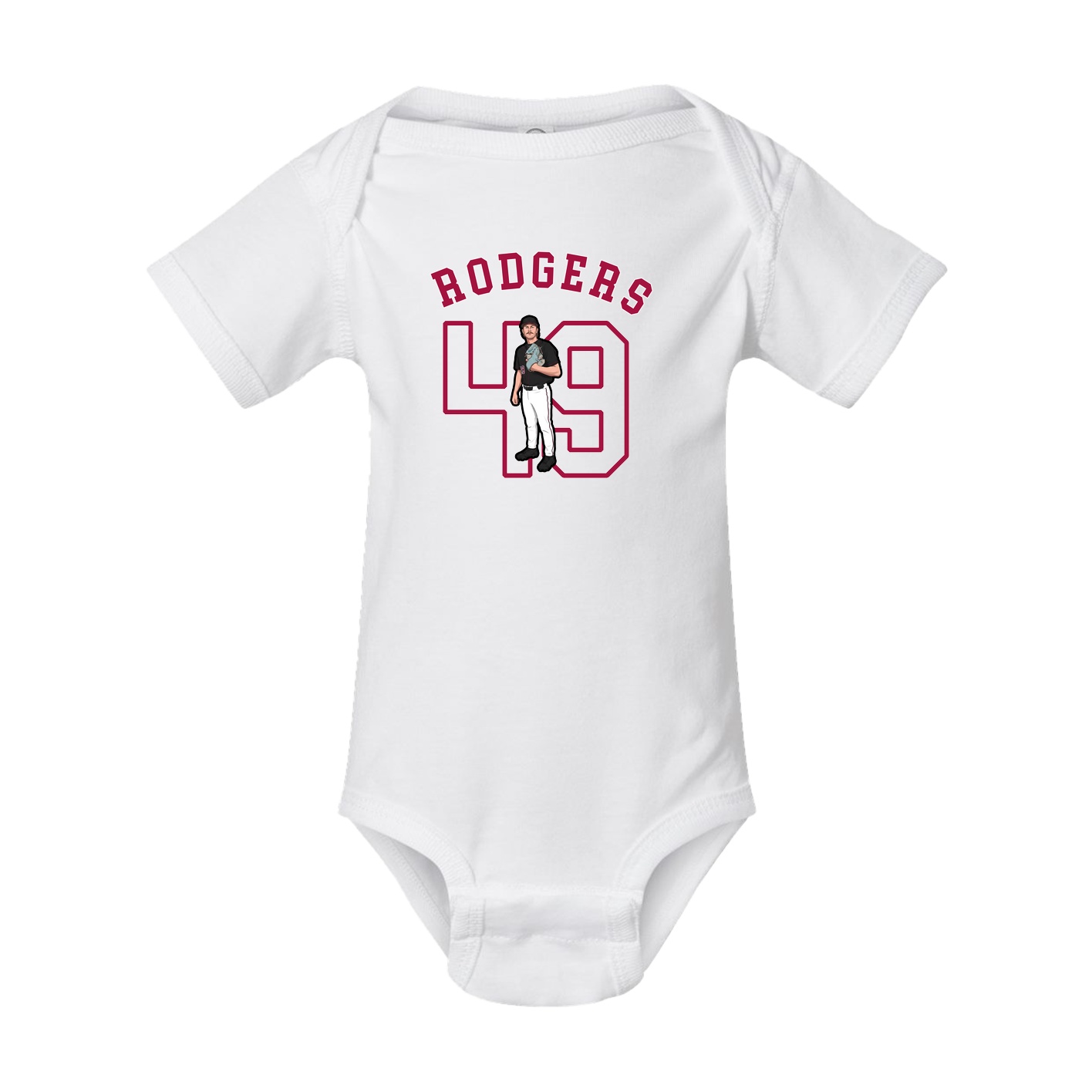Baby Onesie — Shirsey Arch in White