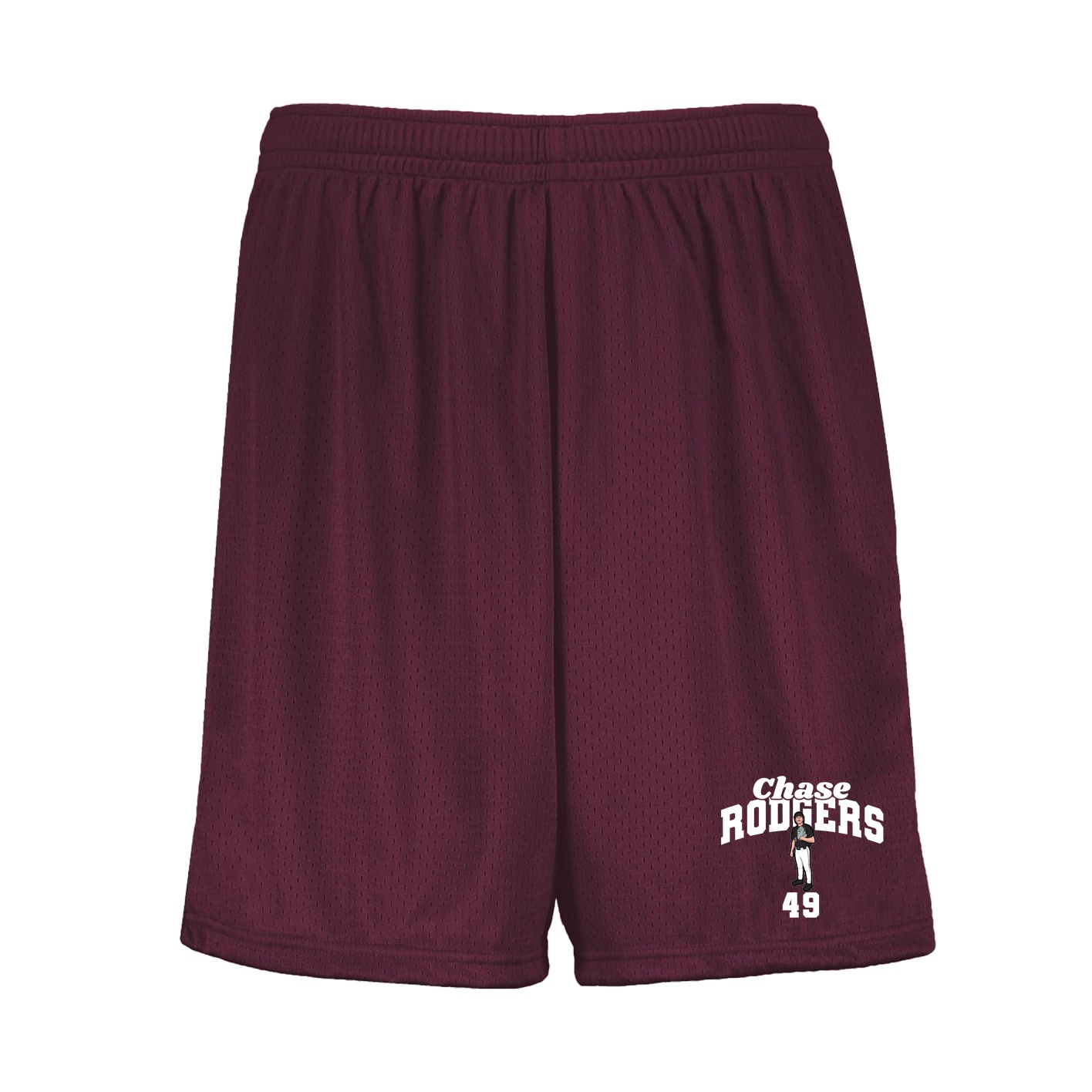 Shorts — Signature Arch in Maroon