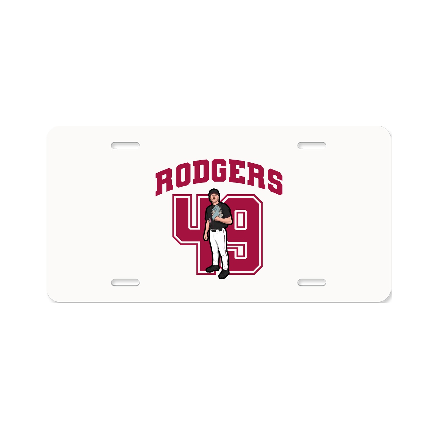License Plate — Number in Classic
