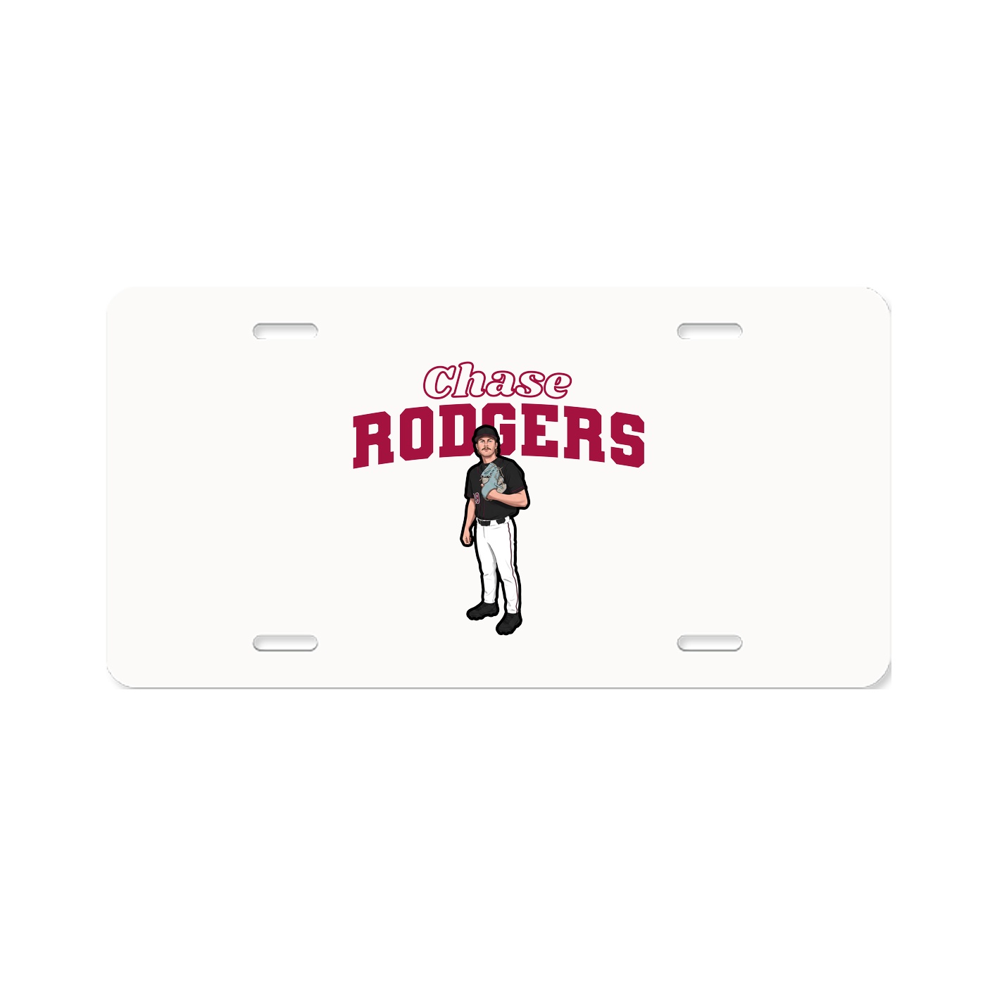 License Plate — Name Arch in Classic