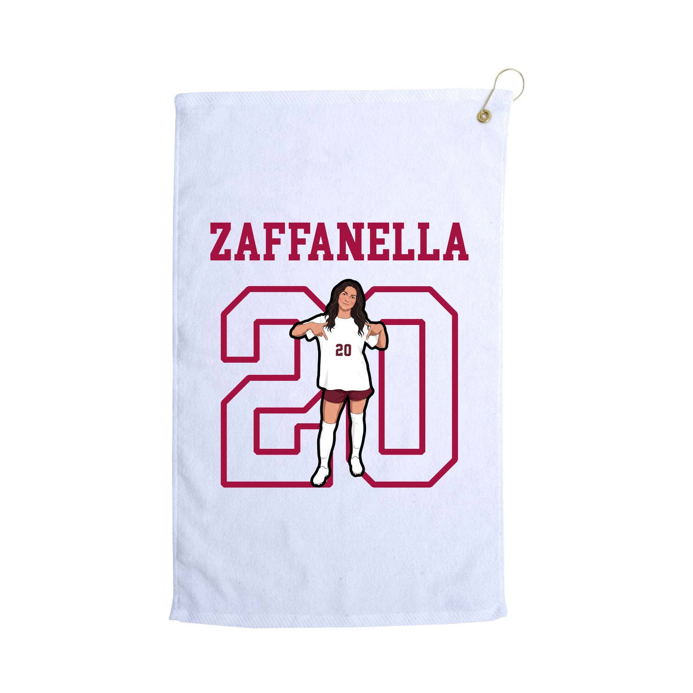 Golf Towel — Shirsey in White