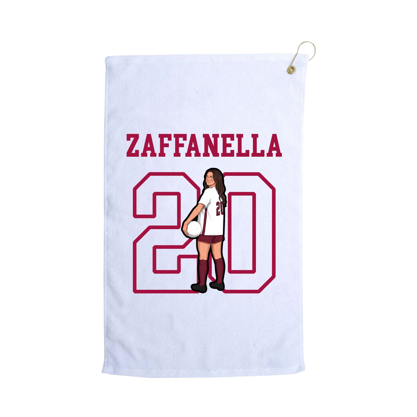 Golf Towel — Shirsey in White
