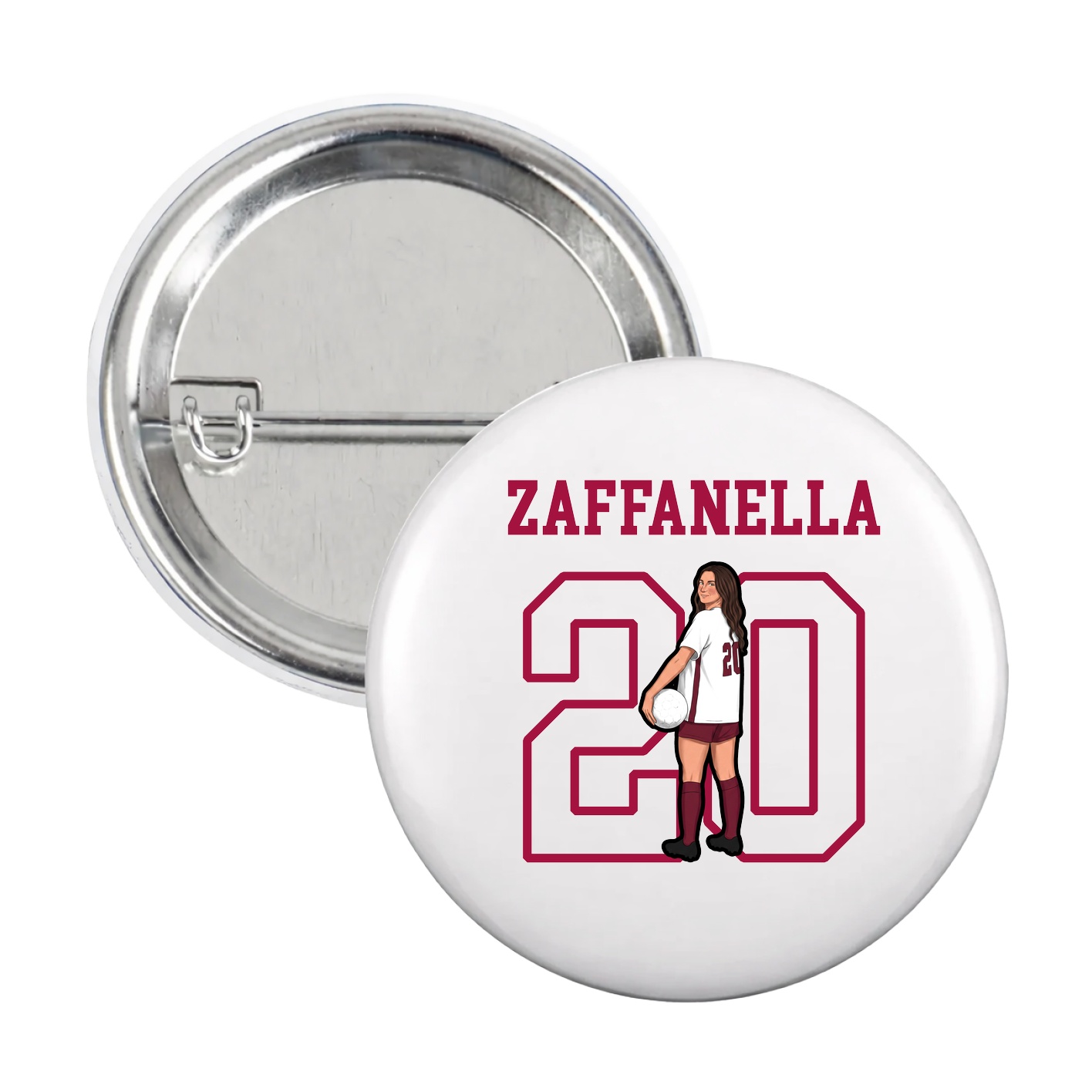 Game Day Button — Shirsey in White