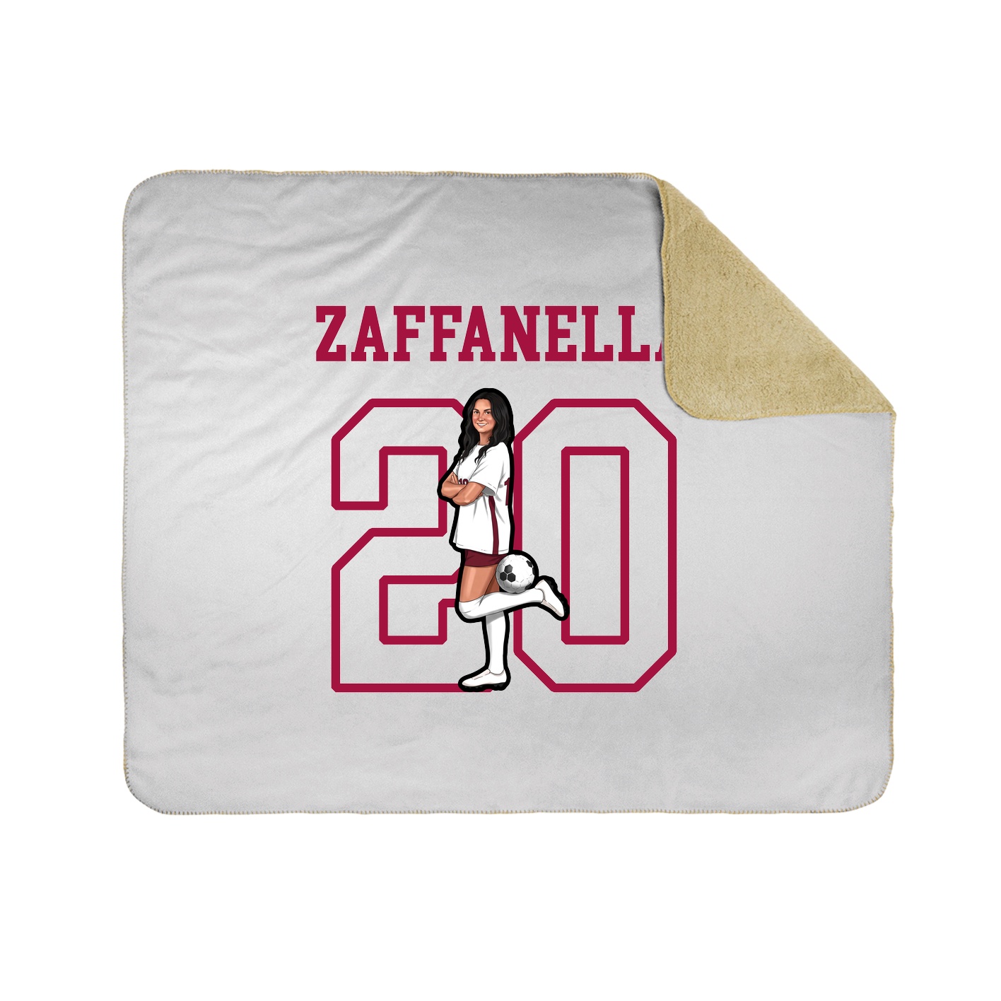 Throw Blanket — Shirsey in White