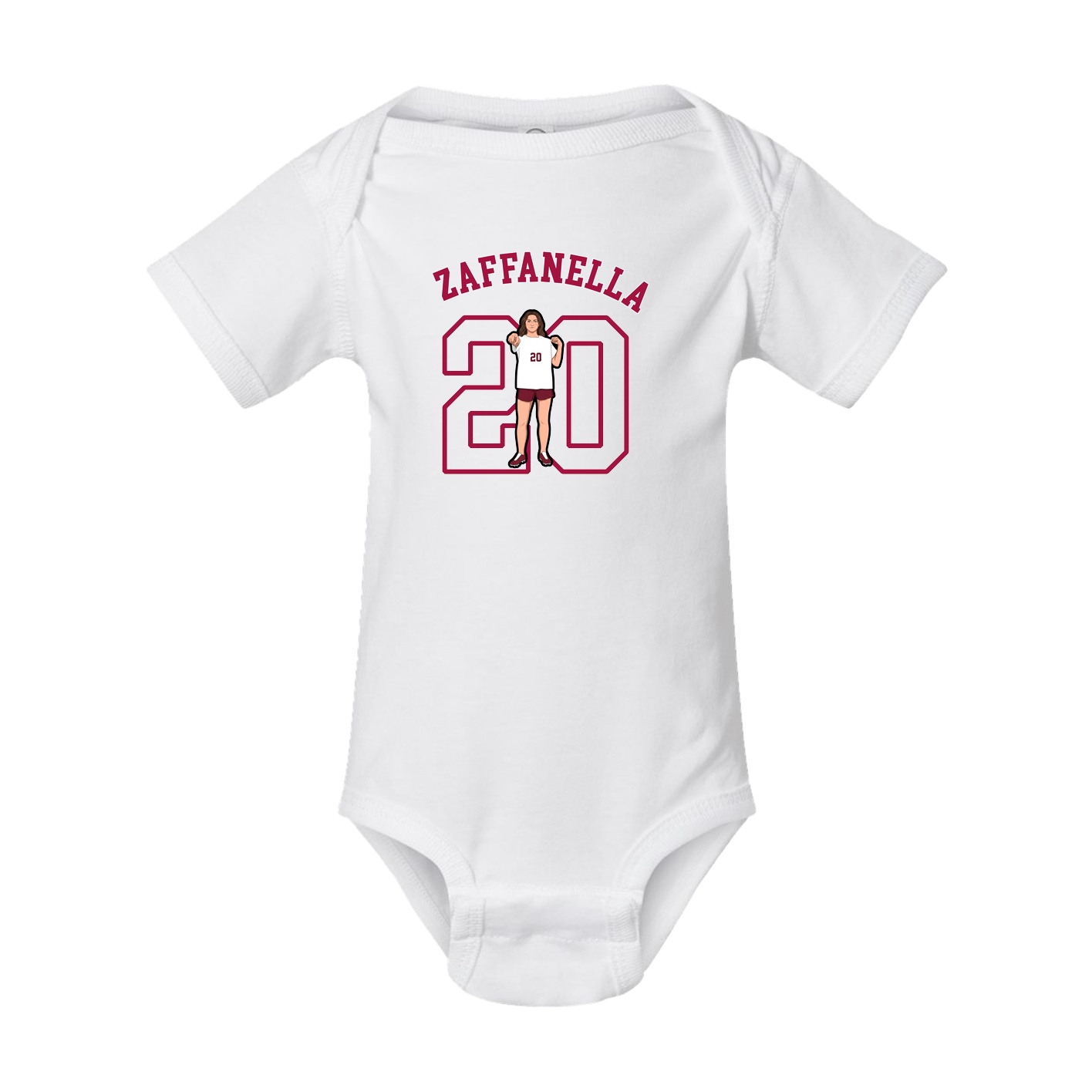 Baby Onesie — Shirsey Arch in White